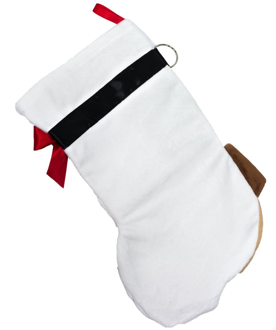 English Bulldog Christmas Stocking for Dogs - Festive Holiday Pet Stocking for Fireplace Decor, Gift Giving & Christmas Tree Ornaments
