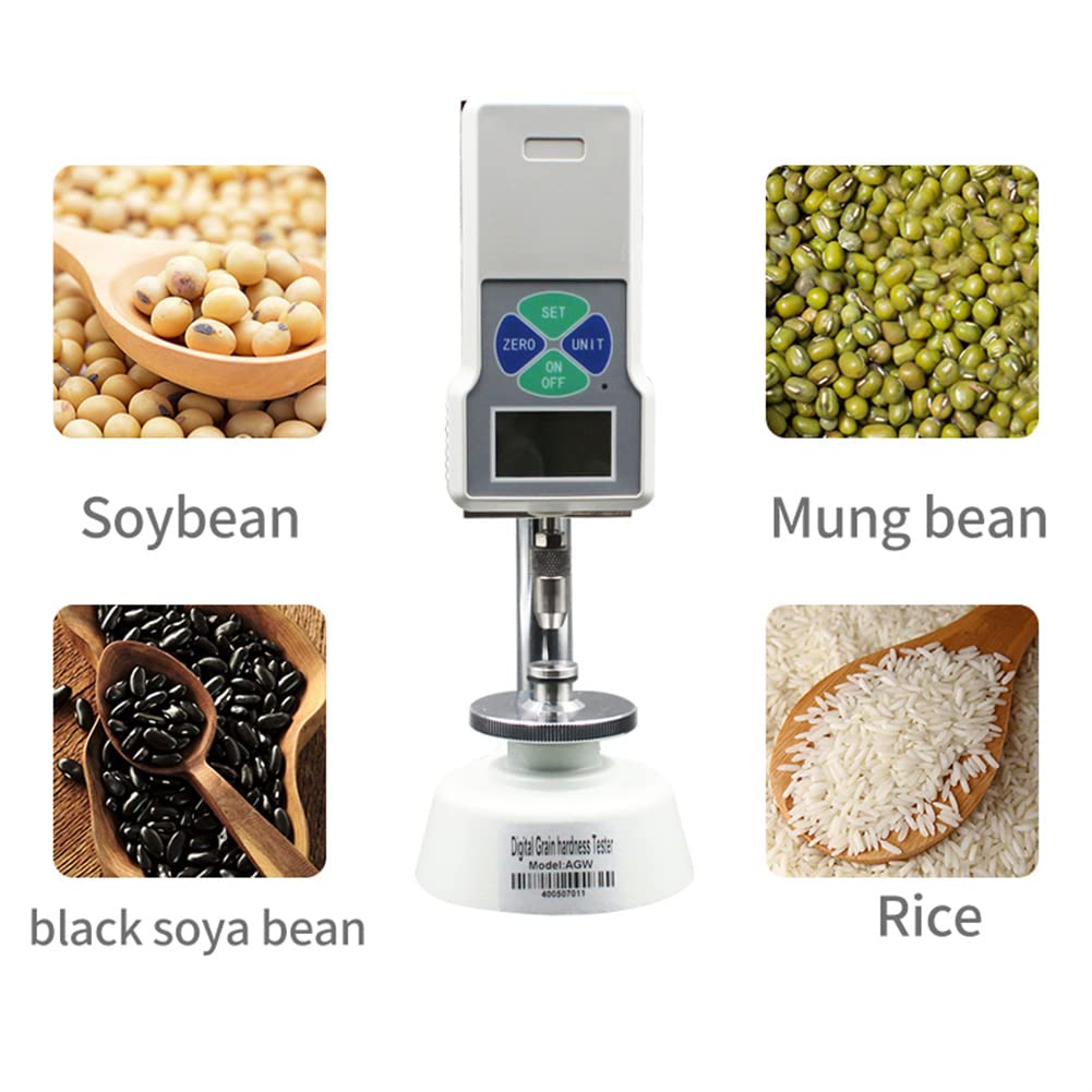 Digital Grain Hardness Tester - Portable Grain Durometer Penetrometer for Wheat, Rice, Soybean, Mung Bean | Perfect for Agriculture, Food Quality Control & Grain Research Labs