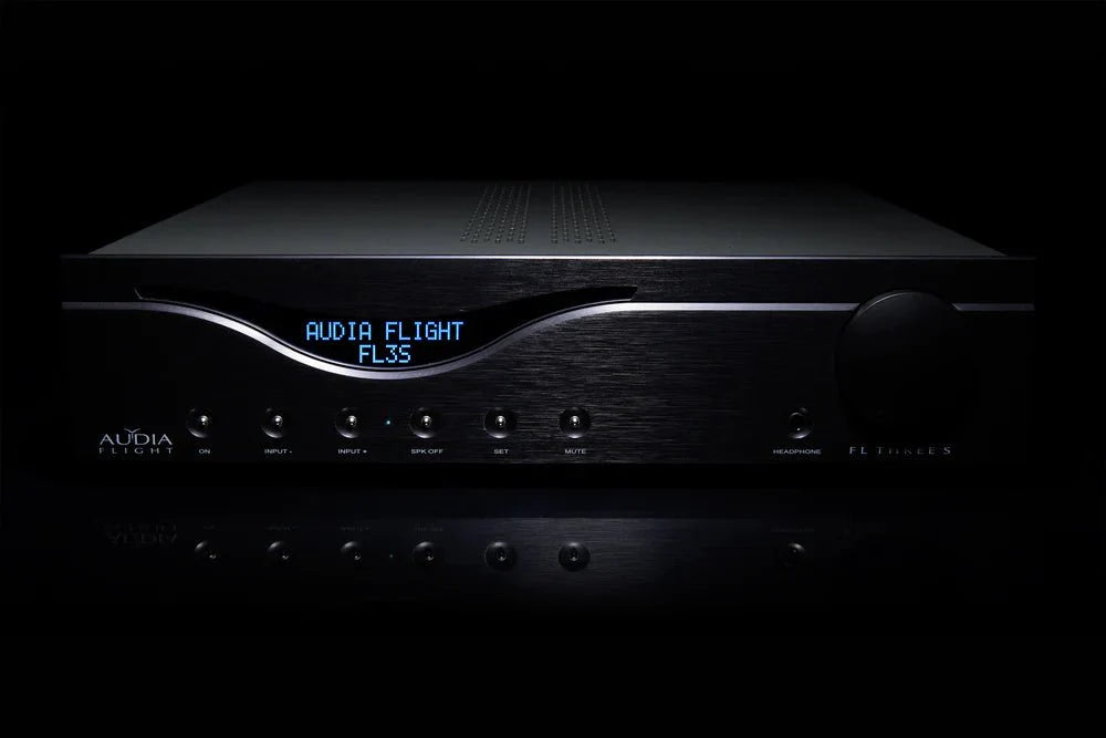 Audia Flight Three S Stereo Integrated Amplifier - High-End Audio System for Home Theater & Music Listening | Perfect for Audiophiles & Hi-Fi Enthusiasts