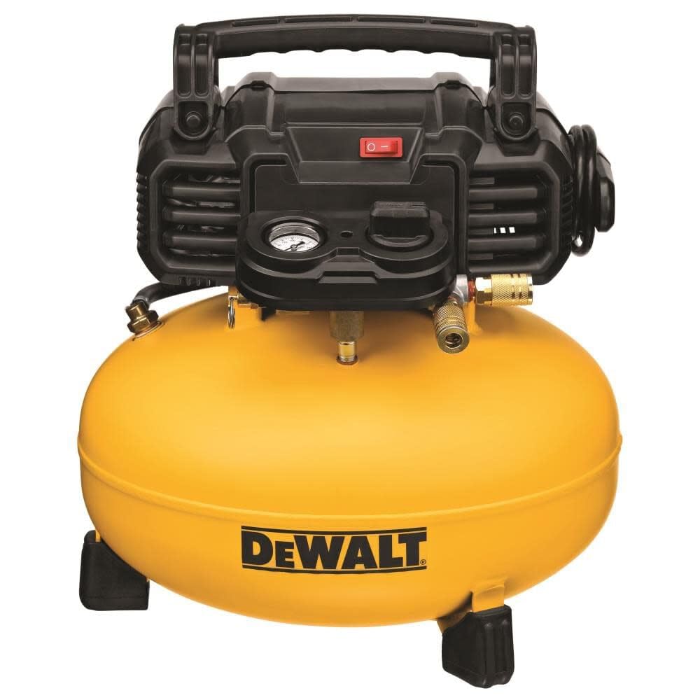 DEWALT 6 Gallon 165 PSI Pancake Air Compressor (DWFP55126) - Portable & Powerful for Home DIY, Construction, and Auto Repair