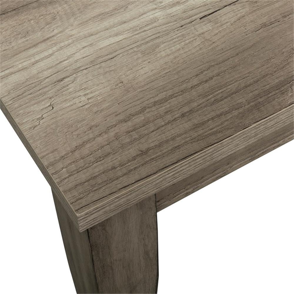 Liberty Furniture Sun Valley Light Brown Bench (RTA) - Ready-to-Assemble Entryway Bench for Hallway, Bedroom & Living Room - Rustic Farmhouse Style Seating with Storage