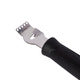Premium Black Handle Stainless Steel Zester - Perfect for Grating Citrus, Cheese & Chocolate - Ideal for Baking, Cooking & Garnishing