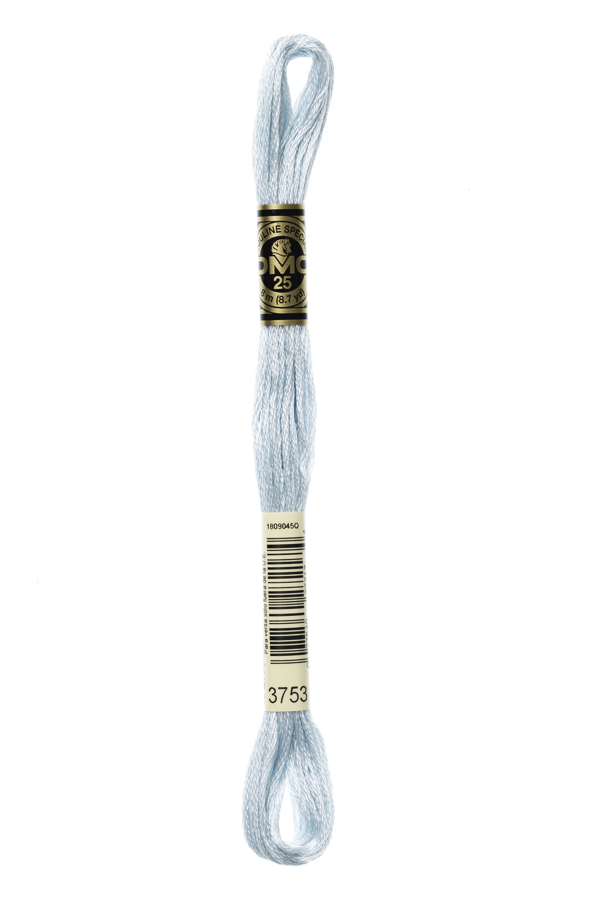 DMC 3753 Premium 6-Strand Cotton Embroidery Floss - 8.7 Yards (8m) - Hand Sewing, Cross Stitch, Needlework & DIY Craft Projects - Perfect for Scrapbooking, Quilting & Fabric Decoration