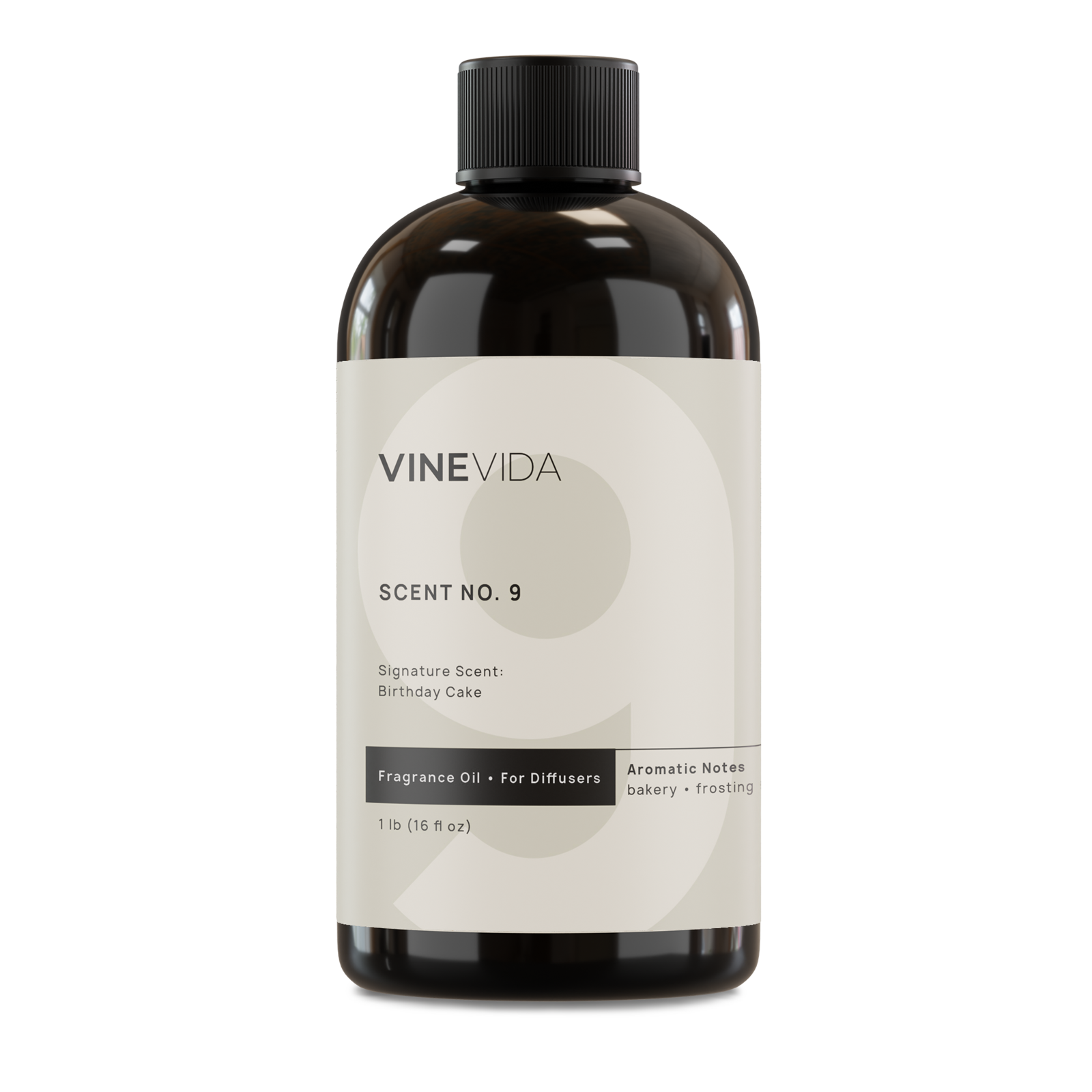 NO. 9 Birthday Cake Fragrance Oil for Cold Air Diffusers | Aromatherapy Essential Oil for Home, Office & Spa Relaxation