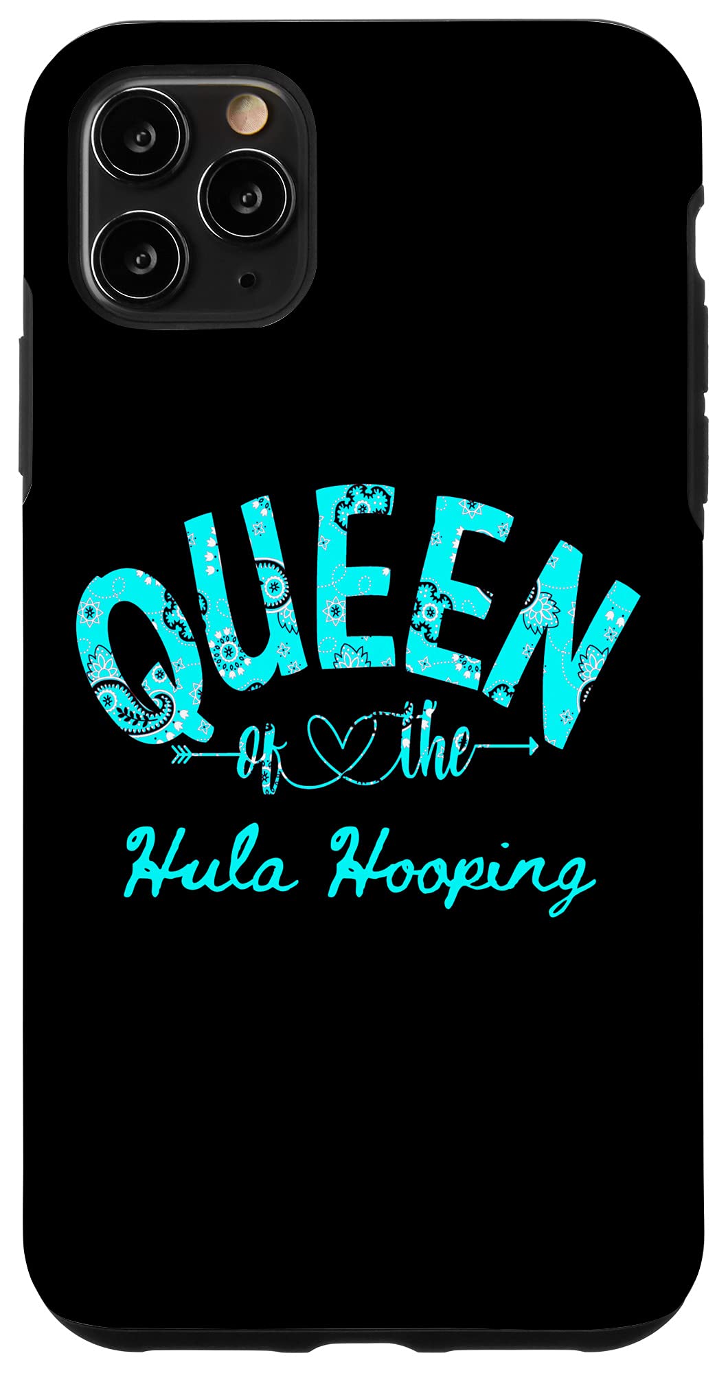 iPhone 11 Pro Max Case - Premium Protective Cover with Hula Hoop Queen Design | Perfect for Dance Enthusiasts & Fitness Lovers