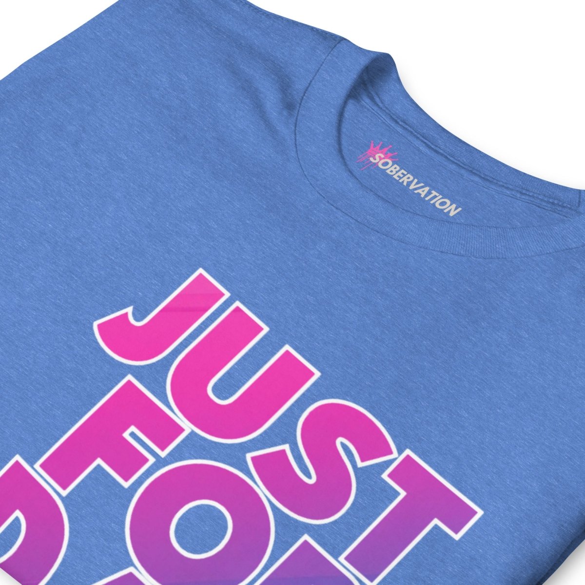 Just For Today - Essential Unisex T-Shirt (Bold Gradient Edition) | Comfortable Cotton Tee for Men & Women | Perfect for Casual Wear, Gym, and Everyday Outfits