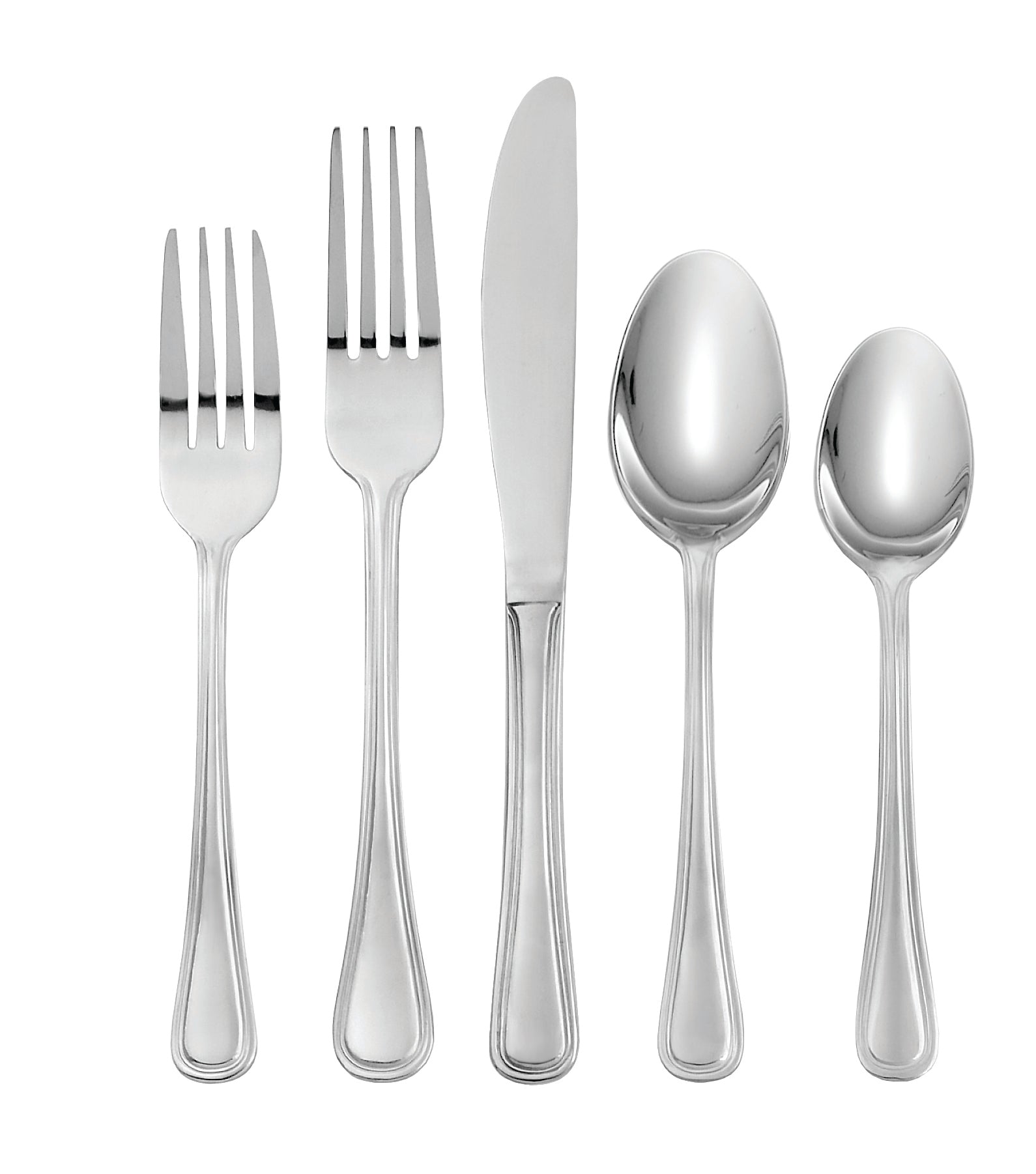 Premium Hollis 20-Piece Stainless Steel Flatware Set - Service for 4 - Elegant Dining Utensils for Everyday Use & Dinner Parties