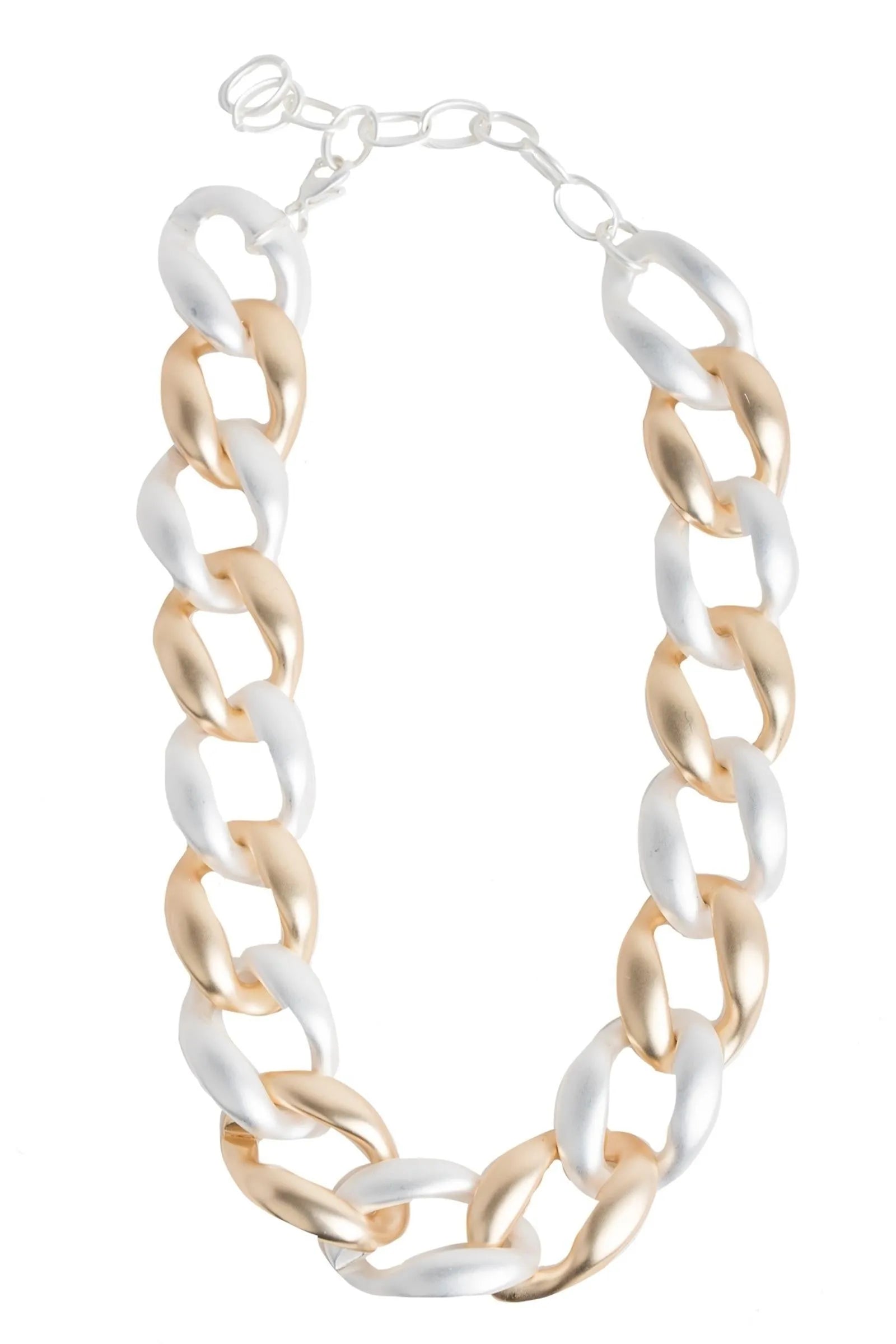 Chunky Gold and Silver Statement Necklace for Women - Elegant Layered Jewelry for Party, Wedding & Everyday Wear