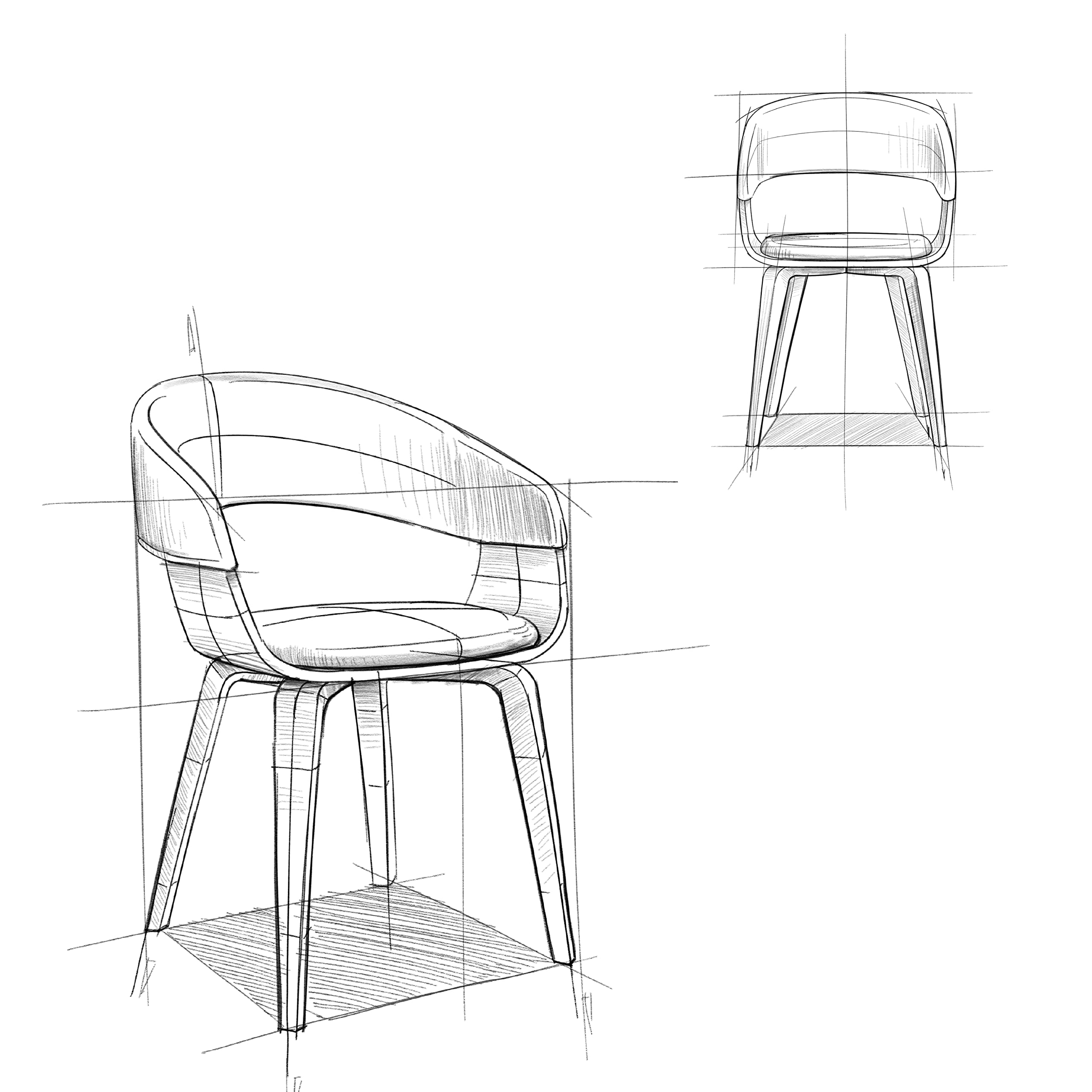 SIMPLIHOME Lowell Dining Chair - Blue Linen Fabric Upholstered, Bentwood Frame with Walnut Finish, 21.1