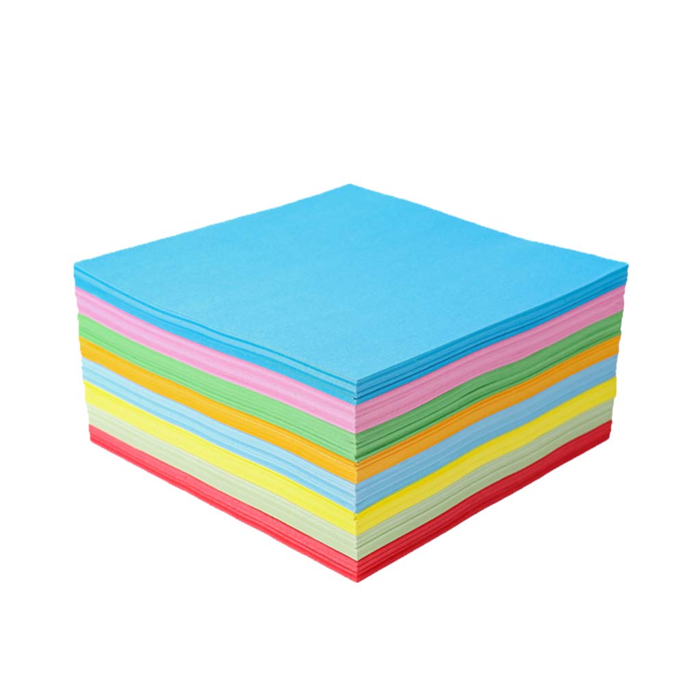 Milisten 500pcs Origami Paper for Kids - DIY Folding Paper Art, Square Craft Paper for Handwork & Paper Cutting - Bulk Arts and Crafts Supplies for Children's Creative Projects & School Activities