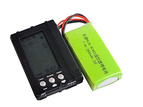 7.4V 2800mAh 20C LiPo Battery 2S Rechargeable Lithium Polymer Battery for Radiolink RC3S RC4GS RC6GS RC Transmitter Remote Controller - Perfect for RC Cars, Drones, and Remote Control Toys