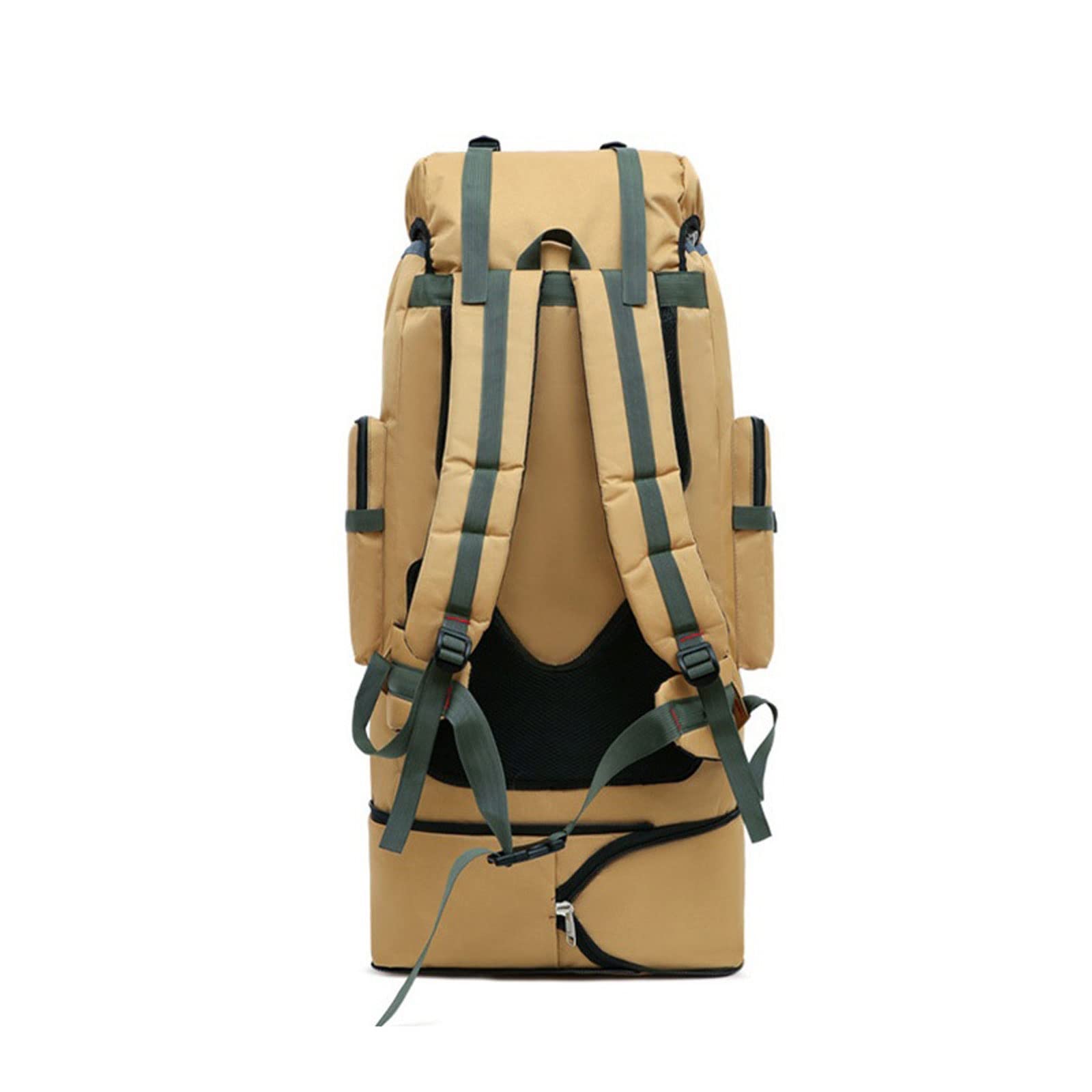 GIFYY Men's Waterproof Canvas Toiletry Bag - Large Capacity Travel Backpack for Outdoor Sports, Hiking, Climbing & Camping - Durable Camouflage Rucksack for Gym, Work & Weekend Getaways