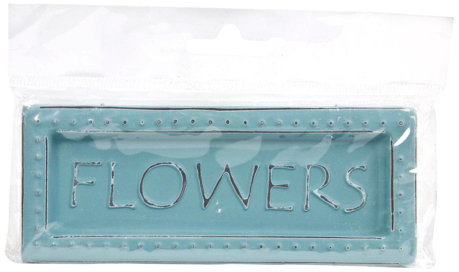 Die Cuts With A View Embossed Dot Flowers Magnet - Robin Egg Blue Decorative Fridge Magnet for Home, Office & Gift Giving