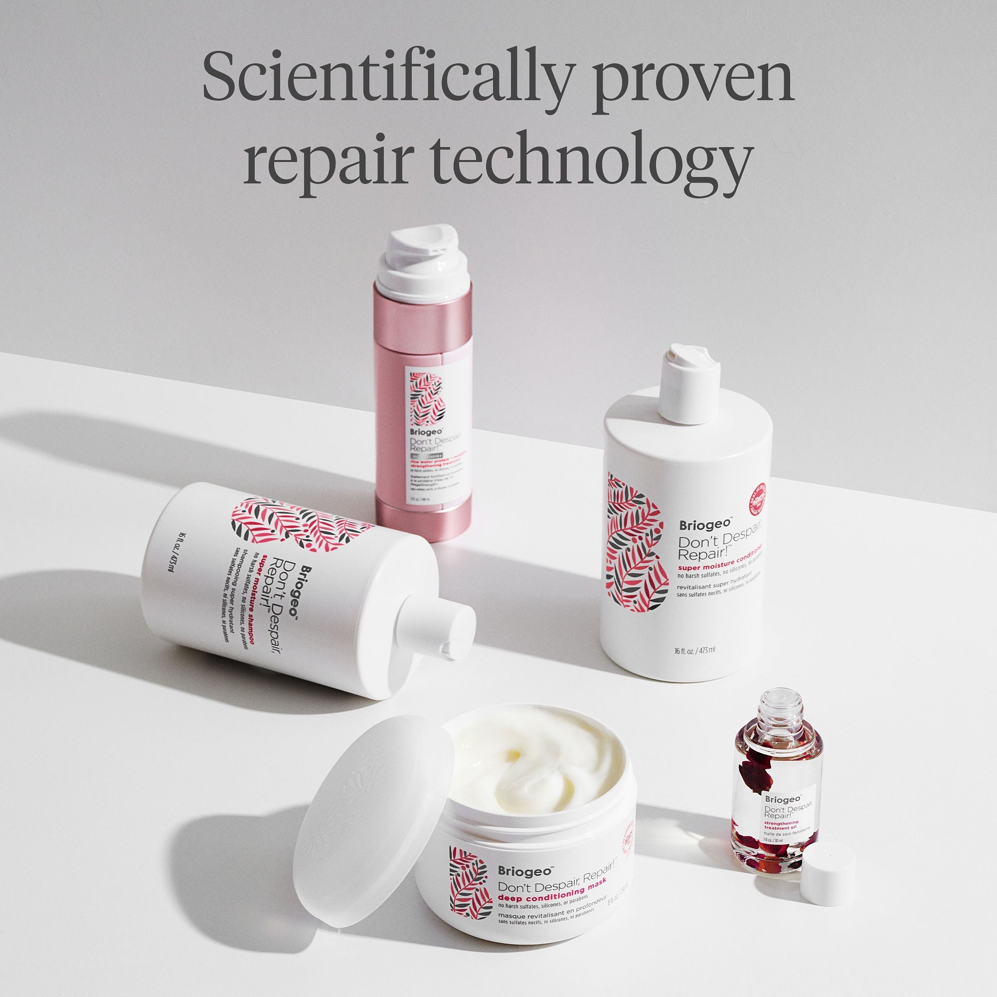Rice Water Protein Hair Treatment for Repair & Moisture – Strengthens & Nourishes Damaged Hair – Perfect for Dry, Brittle Hair & Split Ends Repair