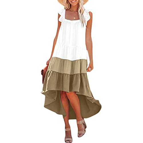 Color Block Khaki