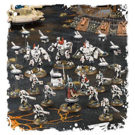 Start Collecting! Tau Empire Warhammer 40K Miniatures - Perfect for Tabletop Gaming & Collectors