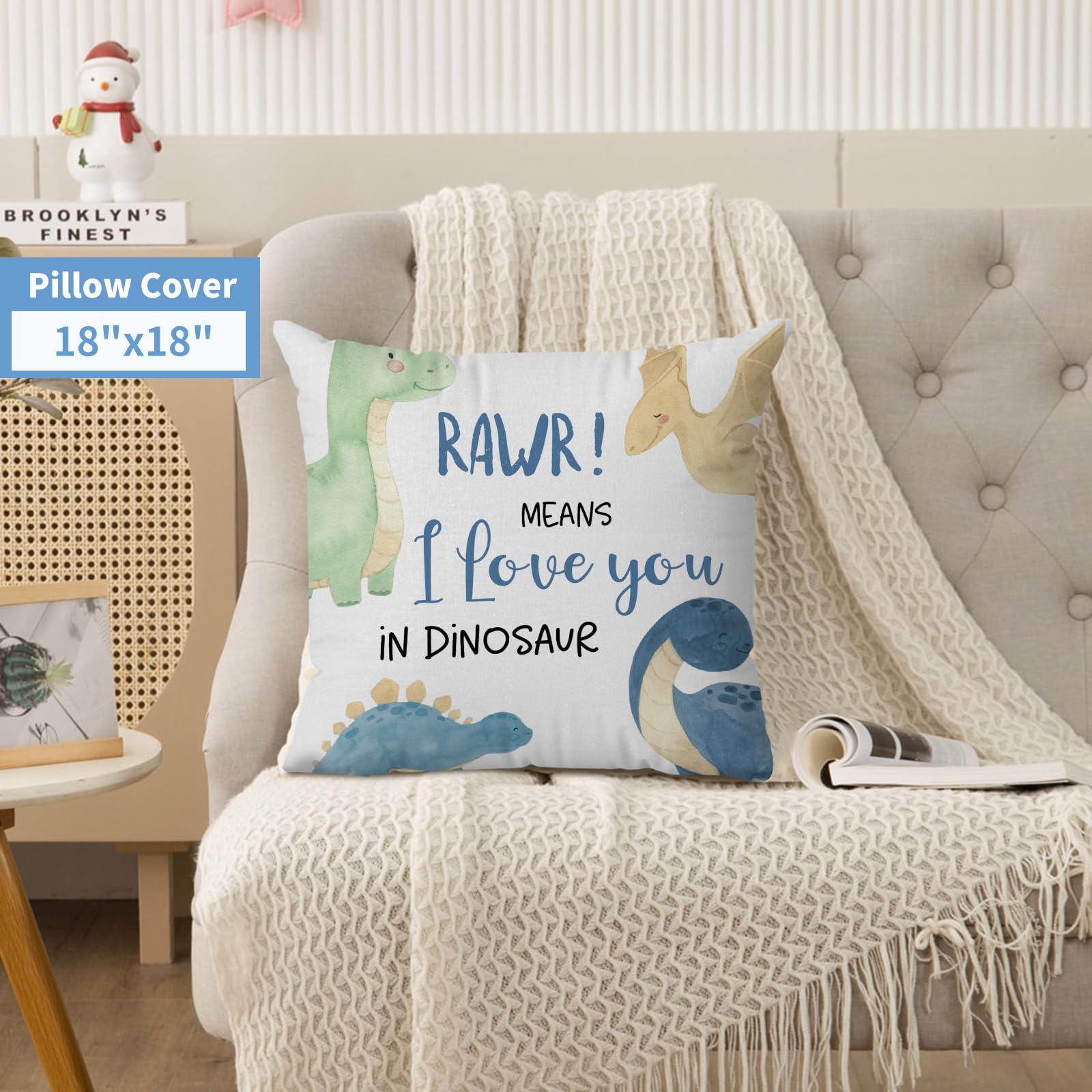 Personalized 5-Piece Baby Crib Bedding Set with Custom Name - Dinosaur World Theme for Boys & Girls | Soft Nursery Bedding for Infants & Toddlers | Perfect Baby Shower Gift & Nursery Decor