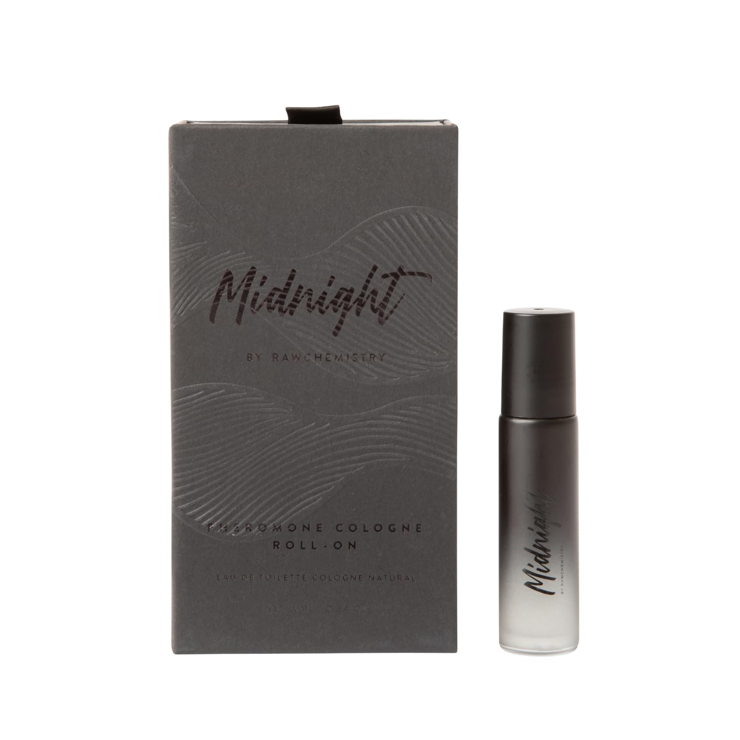 RawChemistry Midnight Pheromone Infused Cologne for Men - Roll-On Pheromone Cologne | Long-Lasting Fragrance for Men | Date Night & Special Occasion Cologne