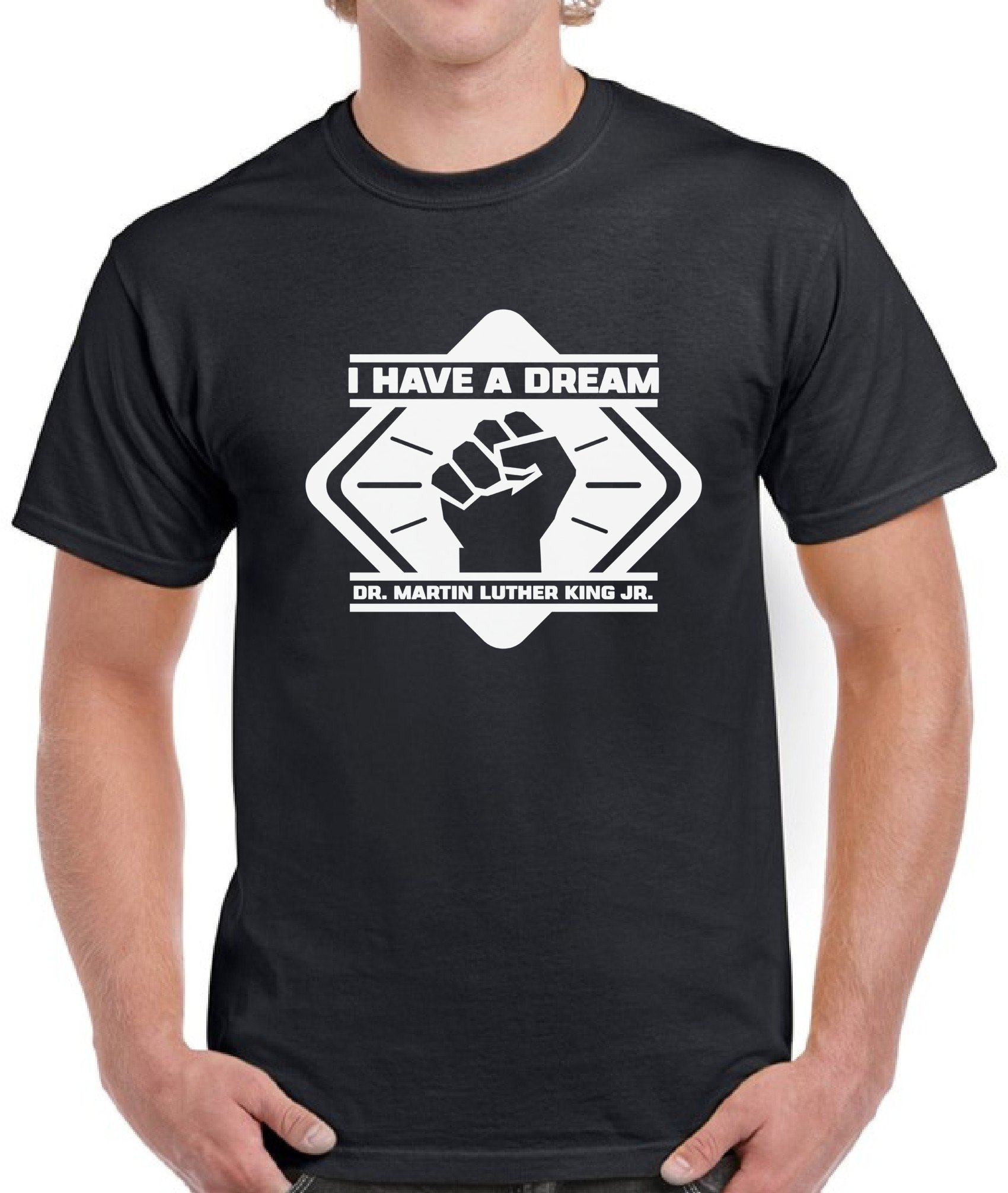 Pekatees Men's 'I Have a Dream' T-Shirt - Martin Luther King Inspired Graphic Tee for Men | Casual Wear & Civil Rights Awareness
