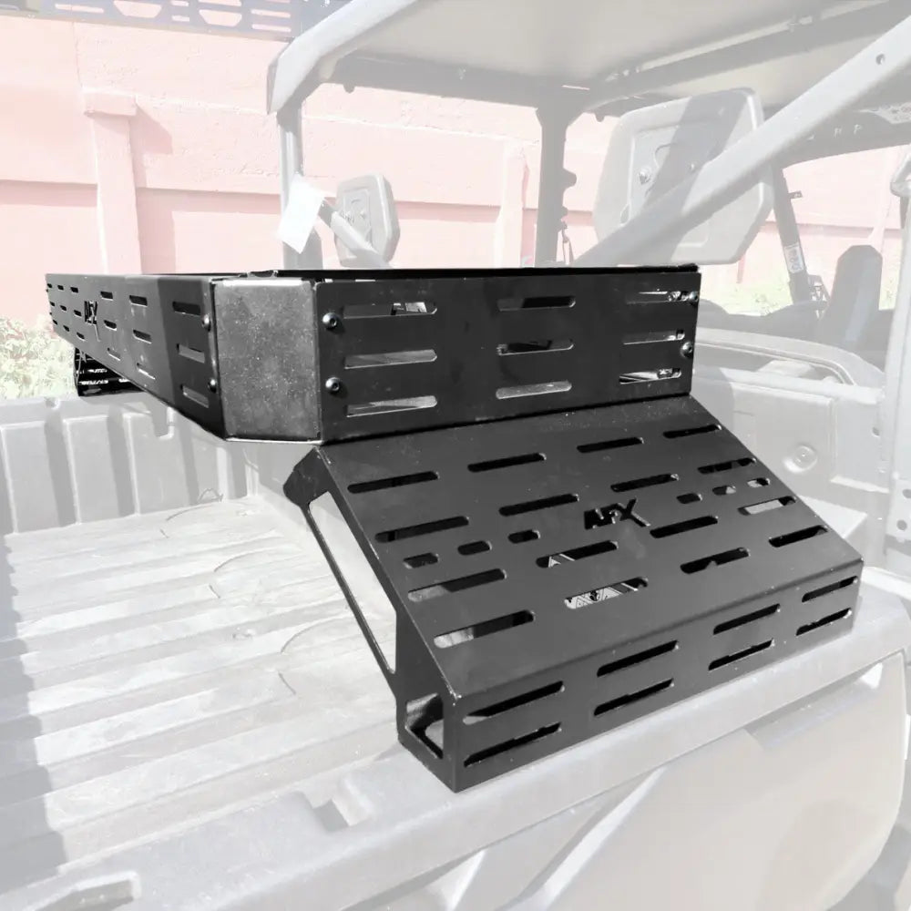 Hisun Heavy Duty Overbed Truck Cargo Rack - Durable Aluminum Alloy Bed Rack for Pickup Trucks | Perfect for Camping, Hunting & Outdoor Gear Storage