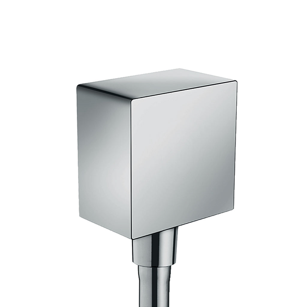 Fixfit Hand Shower Connector Wall Mount - 3 Brass/Polished Chrome Options for Bathroom & Shower Upgrades | Universal Fit for Most Showerheads & Faucets | Easy Installation & Durable Finish