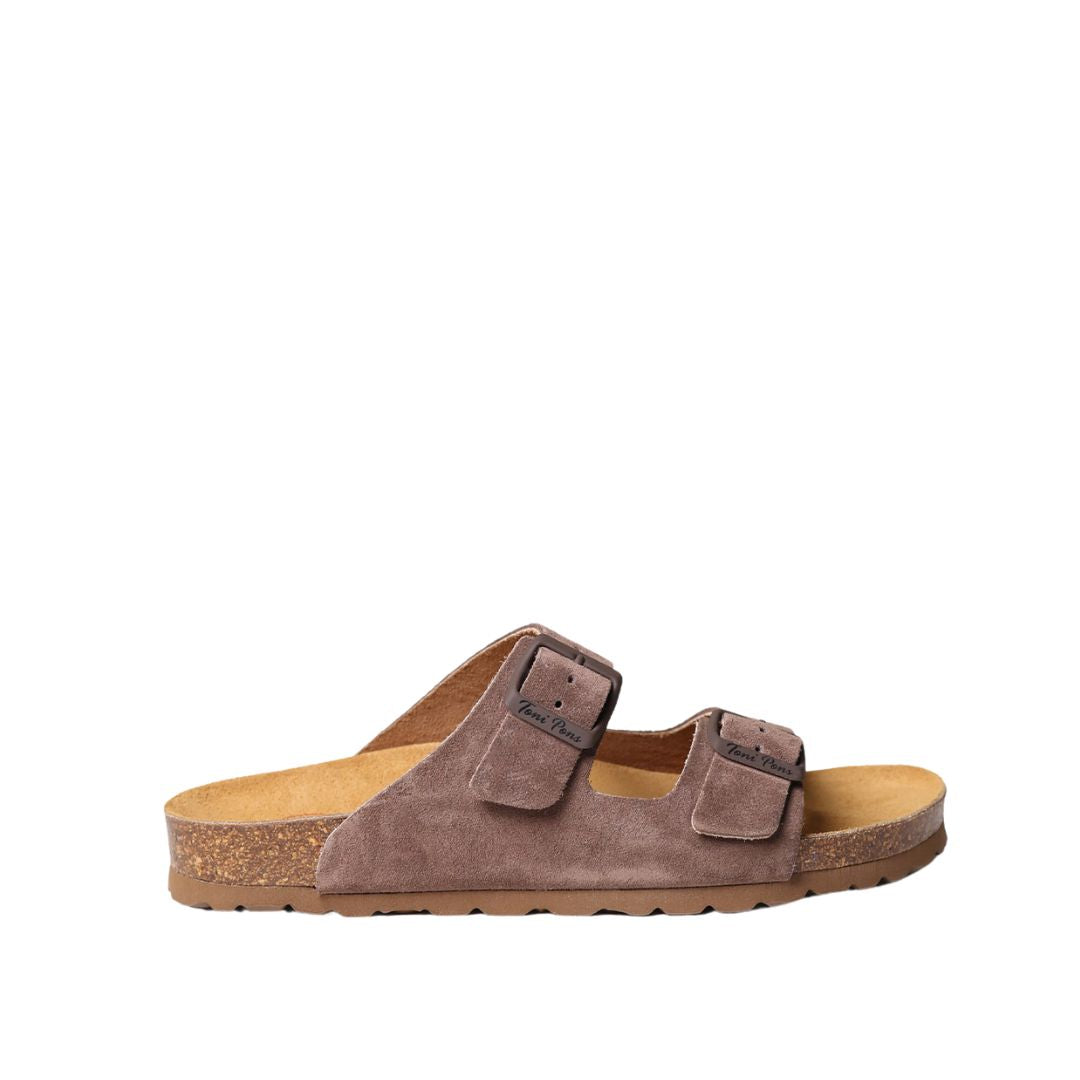Premium Split Leather Open Toe Bio Sandals for Men - Comfortable & Durable - GER QT - Perfect for Beach, Pool & Summer Outdoor Activities