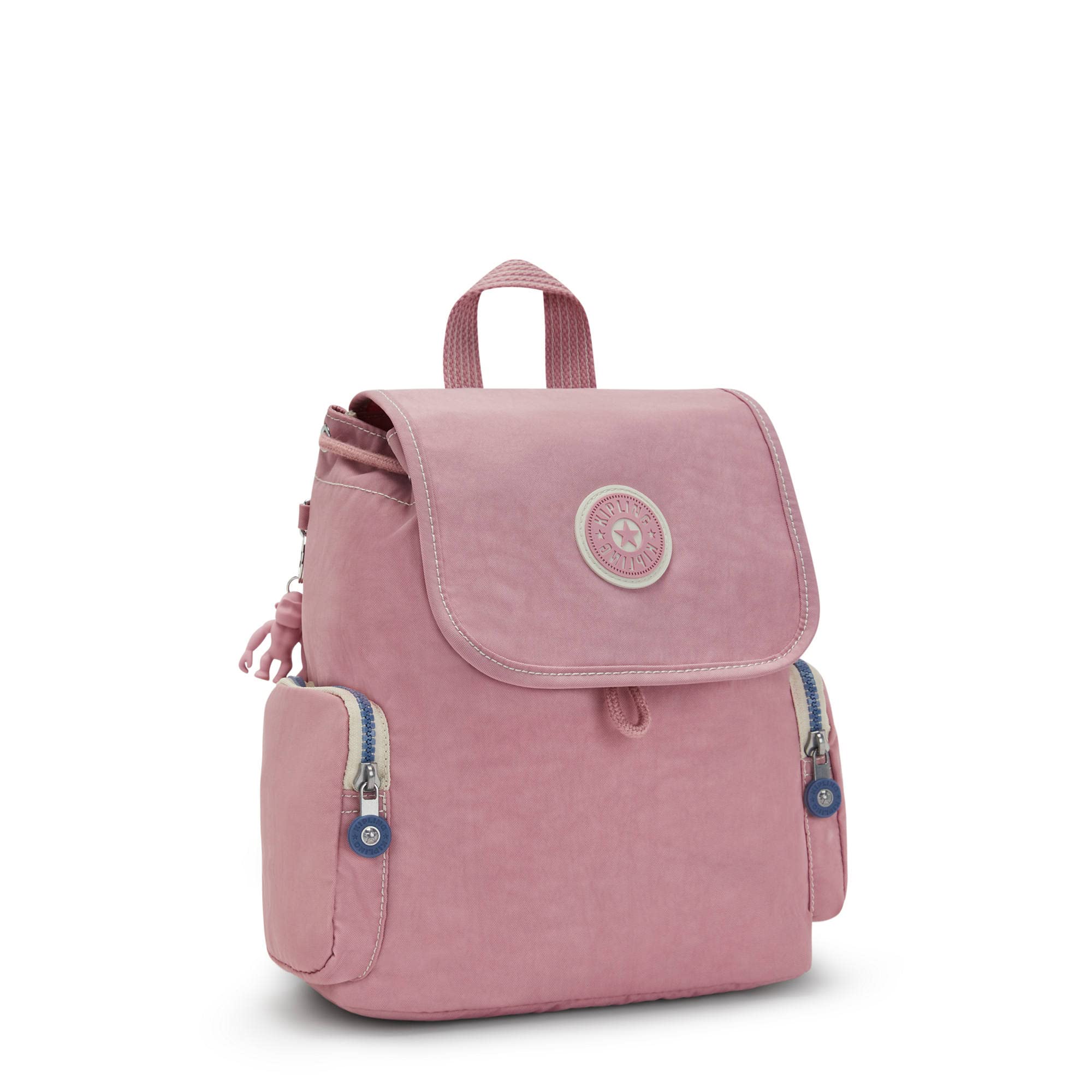 Kipling Women's Ebba Small Backpack - Lightweight Nylon Purse with Dual Carry Handles & Monkey Keychain - Perfect for Work, Travel & Everyday Use