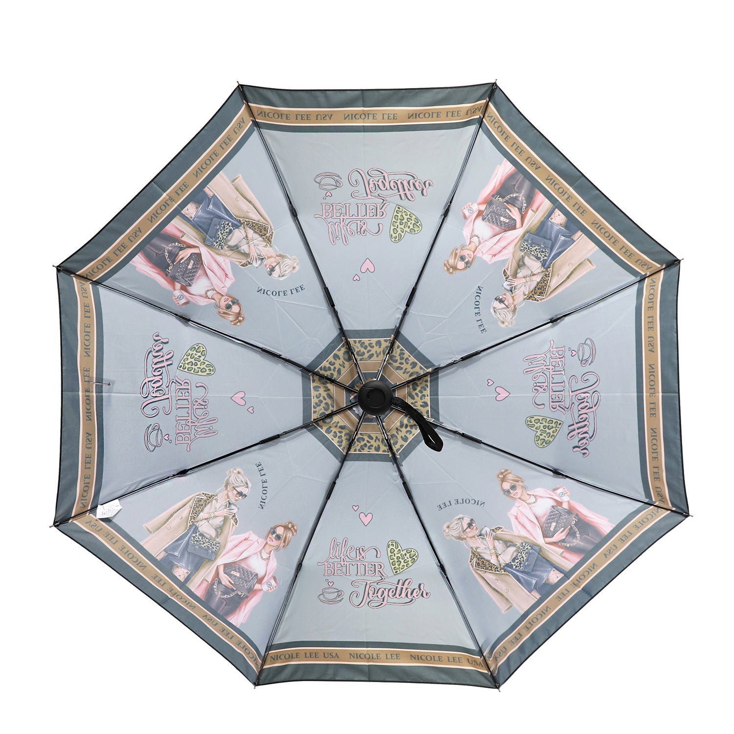 Compact Travel Umbrella - Windproof & Waterproof Folding Umbrella for Men & Women - Perfect for Commuting, Hiking & Outdoor Adventures