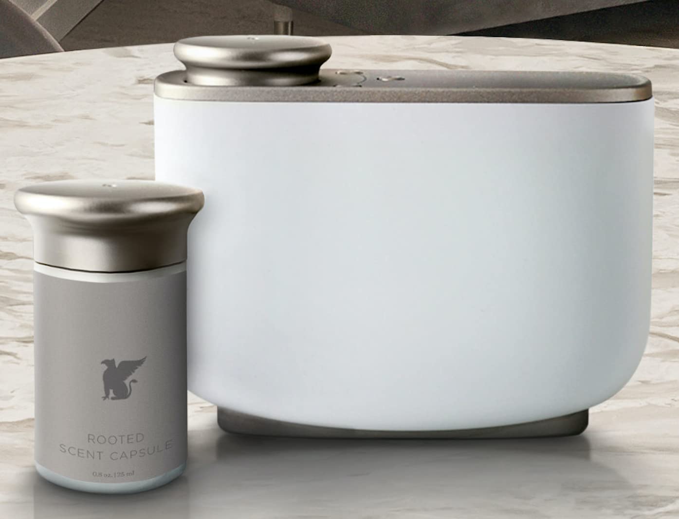 JW Marriott Rooted Room Diffuser Set - Aromatherapy with Sycamore, Sage, Cedarwood, Sandalwood, Tonka Bean & Amber | Luxury Home Scent for Bedroom, Office & Spa Relaxation