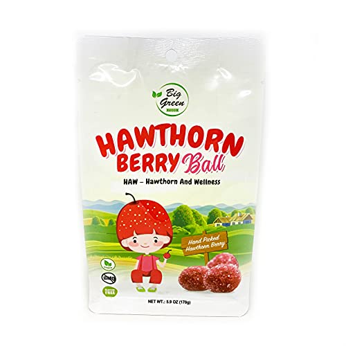 Organic Hawthorn Berry Snacks - Sweet & Tangy Ready-to-Eat Treats for Kids & Adults | 5.9oz (6 Pack) | Healthy On-the-Go Snack for School, Travel & Office
