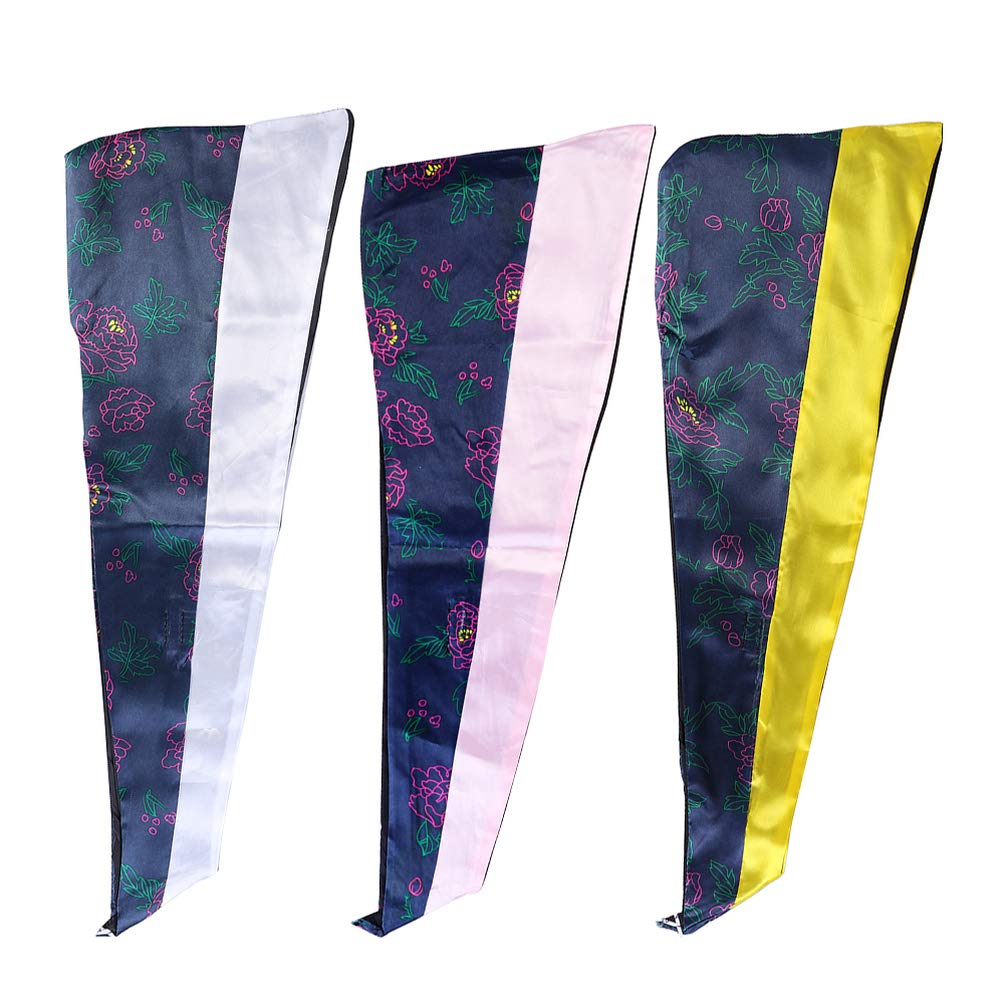 TENDYCOCO 3-Piece Graduation Stole Set - Floral Printed V-Shaped Stoles, Decorative Shawl Collar for Graduation Ceremony & School Party - Perfect for High School, College & University Graduation Celebrations