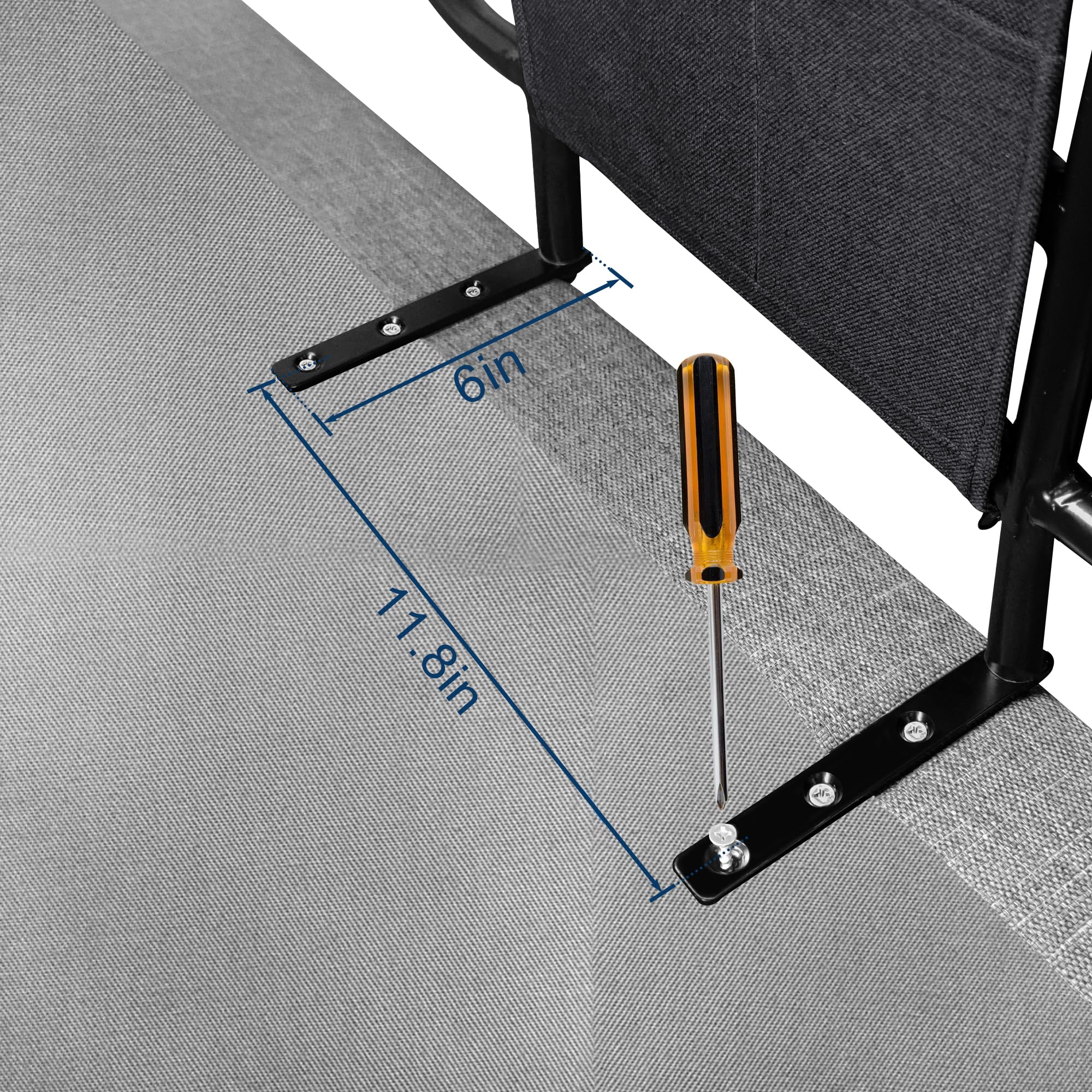 Adjustable Bed Safety Rail - 17 Inch Height for Mattress Under 10 Inches - Wooden Board Mounting - Bedside Guardrail for Elderly & Kids - Home Safety Accessory (Perfect for Adjustable Beds, Hospitals & Senior Care)