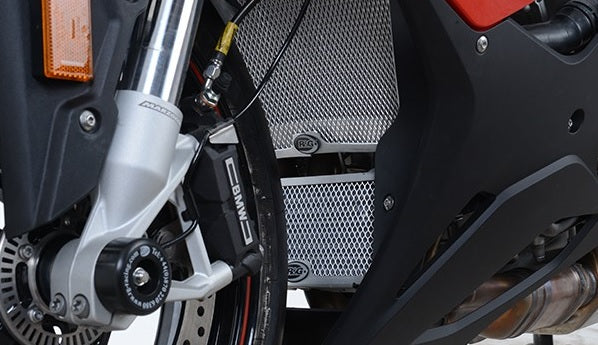 R&G Racing BMW S1000RR & S1000XR (2020+) Black Oil Cooler Guard - Motorcycle Engine Protection for Street & Track Riding
