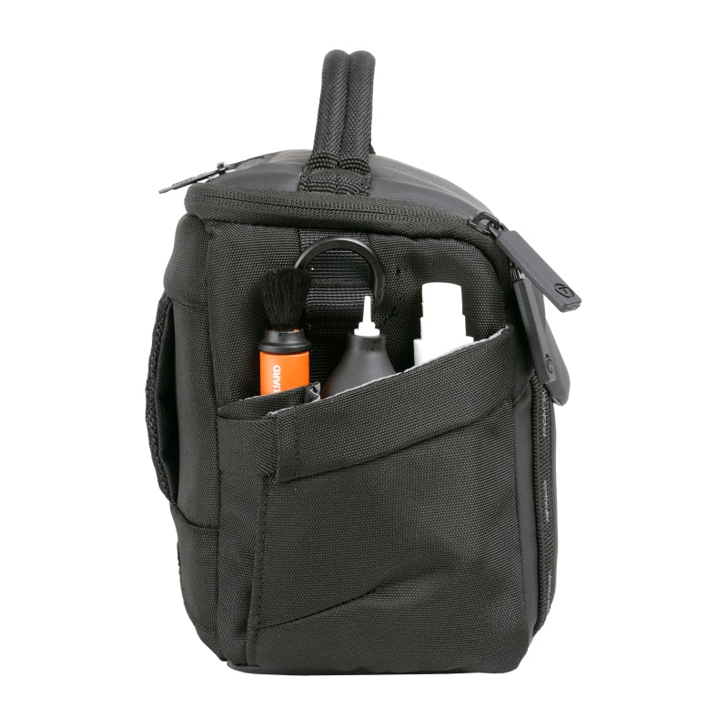 VEO 24M Black Camera Shoulder Bag - Waterproof DSLR/SLR Camera Case with Adjustable Strap for Photographers & Travel - Perfect for Outdoor Shooting, Travel Photography & Daily Use