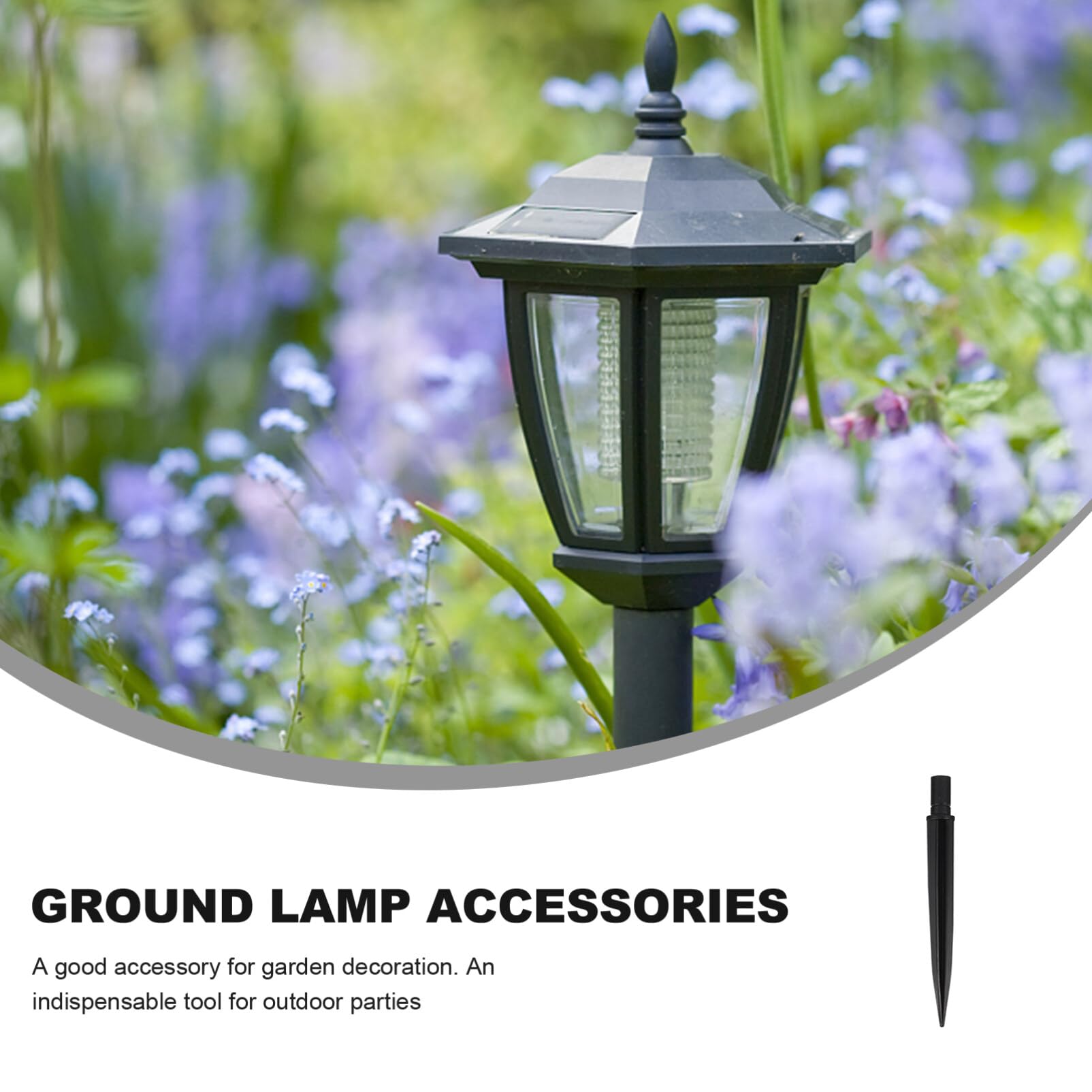 20 Pack Solar Torch Light Stakes Replacement - Outdoor LED Landscape Decoration for Garden, Pathway & Yard Lighting | Weatherproof Ground Spikes for Patio, Walkway & Backyard Decor