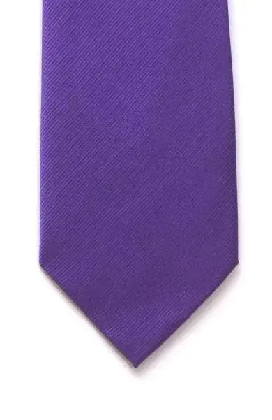 LA Smith Plain Silk Twill Tie for Men - Classic Business Necktie for Office, Wedding & Formal Occasions