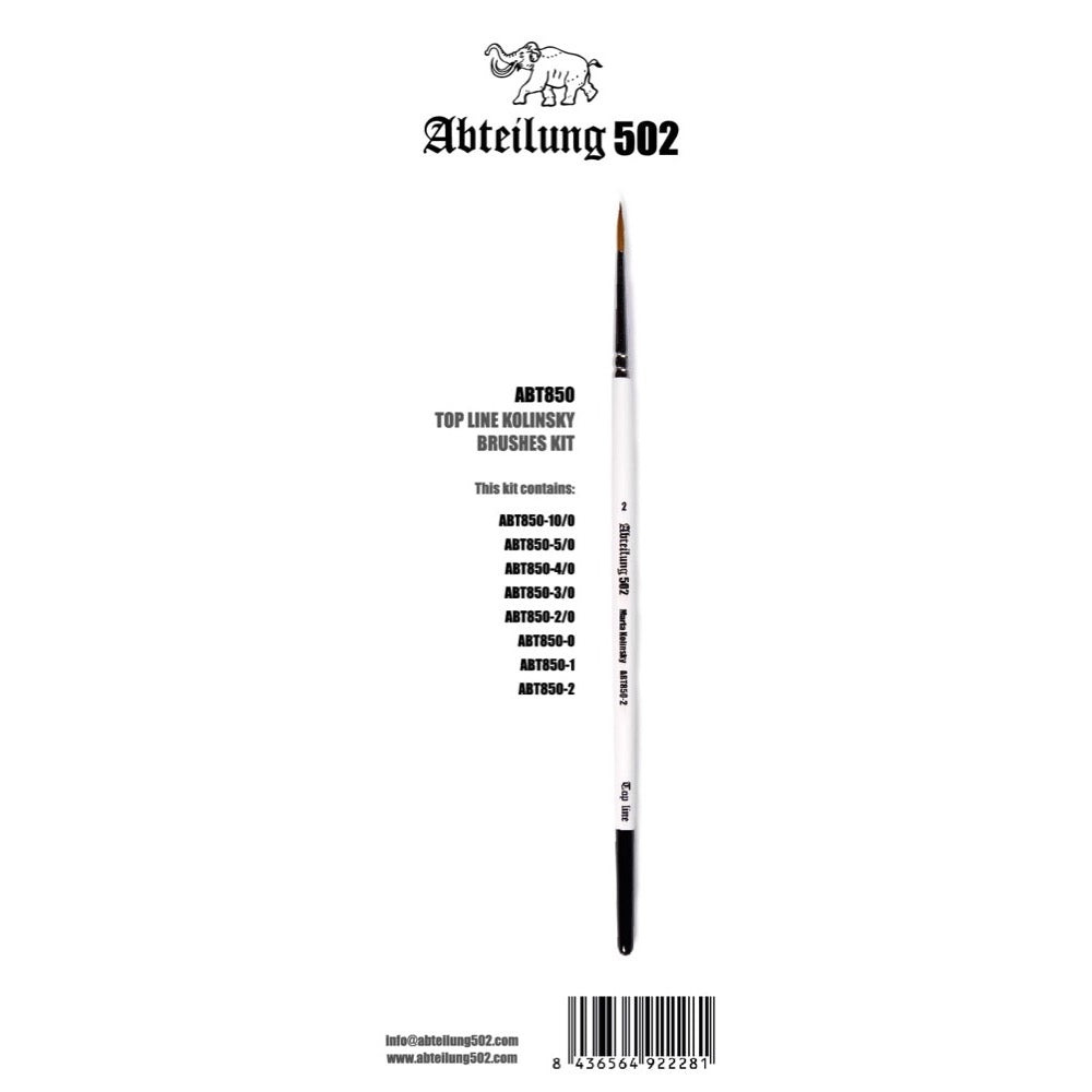 Premium Kolinsky Sable Brushes Set - 850 Top Line Artist Paintbrushes for Oil, Acrylic & Watercolor Painting - Professional Art Supplies for Fine Detailing & Canvas Work