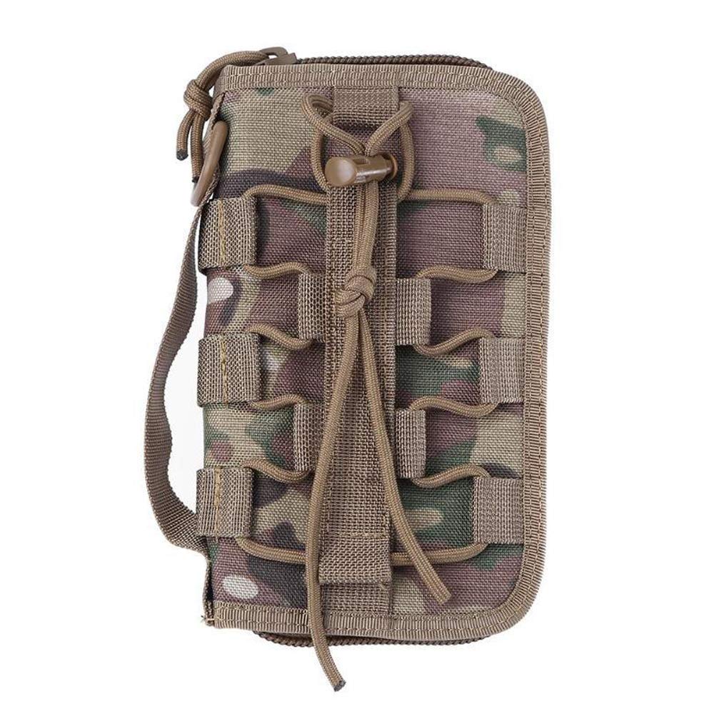 Portable Tactical Wallet for Men - Large Capacity RFID Blocking Organizer with Phone Pocket | Perfect for Travel, Hiking & Everyday Carry