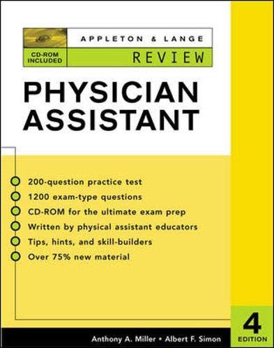 Appleton & Lange Physician Assistant Review Book - Comprehensive Study Guide for PA Certification Exam | Medical Reference for Healthcare Professionals