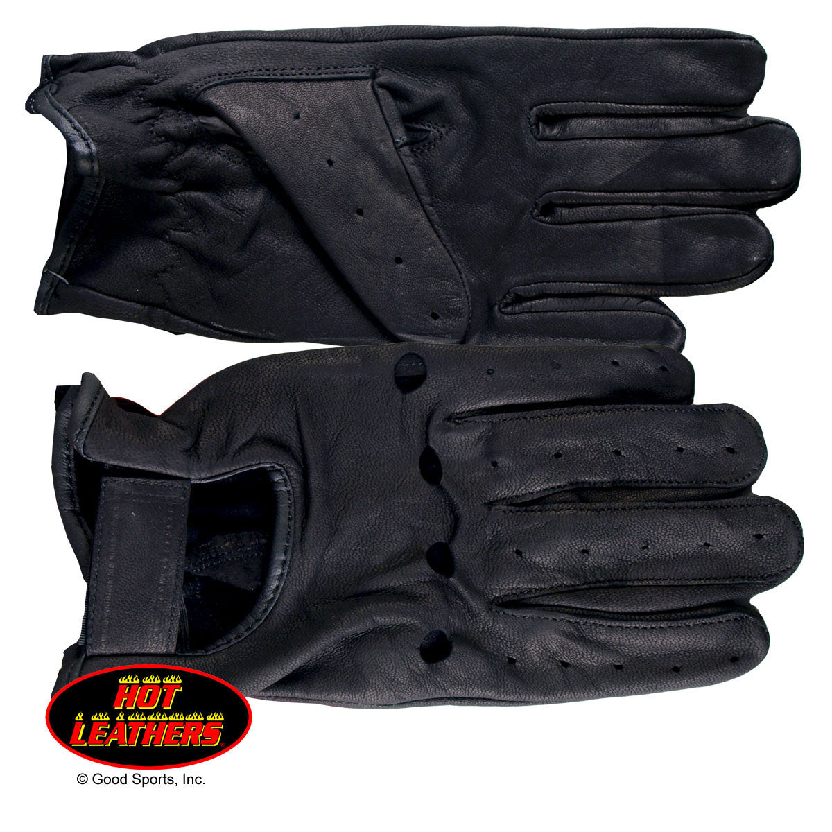 Premium Full Finger Leather Driving Gloves for Men & Women - Unlined Soft Cowhide - Comfortable Grip for Racing, Motorcycle & Winter Use
