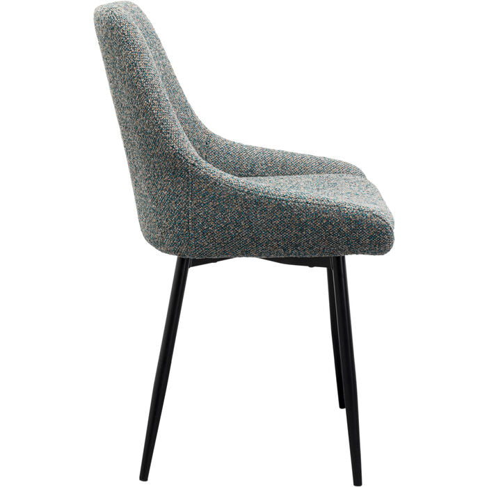 KARE Design East Side Melange Chair - Modern Accent Chair for Living Room, Bedroom & Office Decor