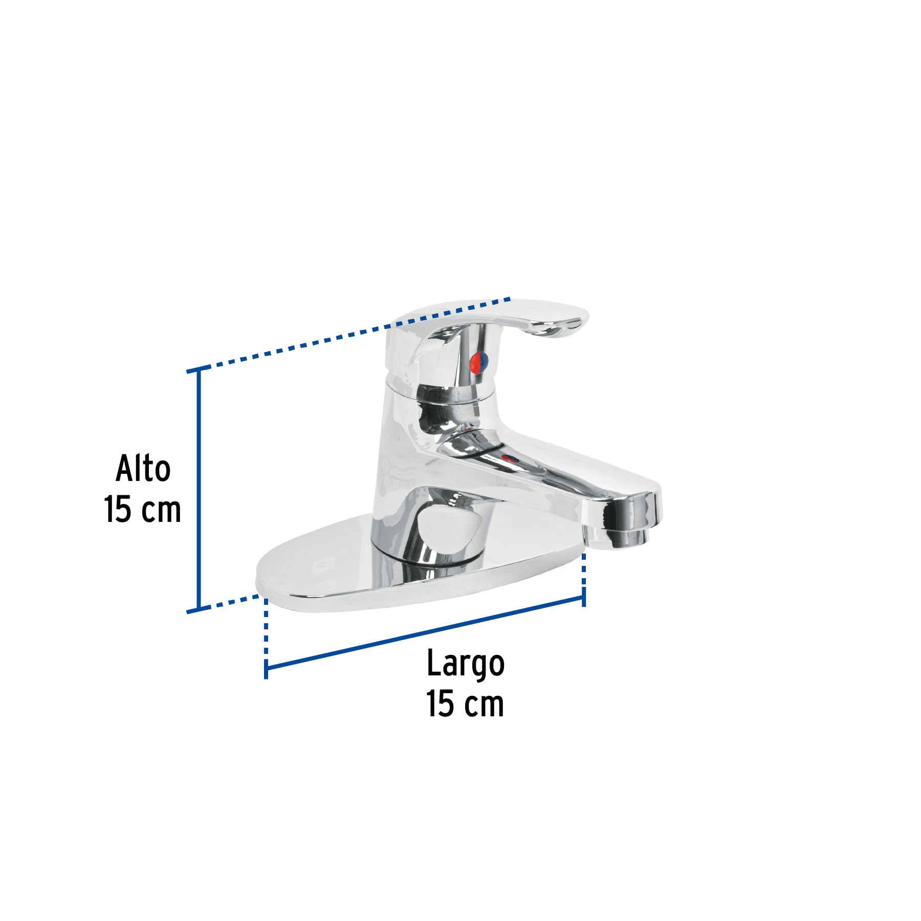 Lever Basin Mixer with Plastic Body - Durable Bathroom Faucet for Sink, Vanity & Powder Room | Easy Installation & Water-Saving Design