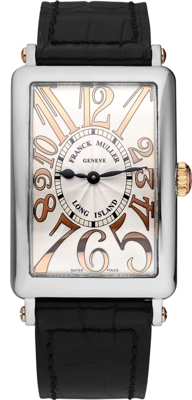 Franck Muller Long Island Men's Luxury Watch - Stainless Steel & 18K Rose Gold Chronograph - Perfect for Business, Formal Events & Gift Giving