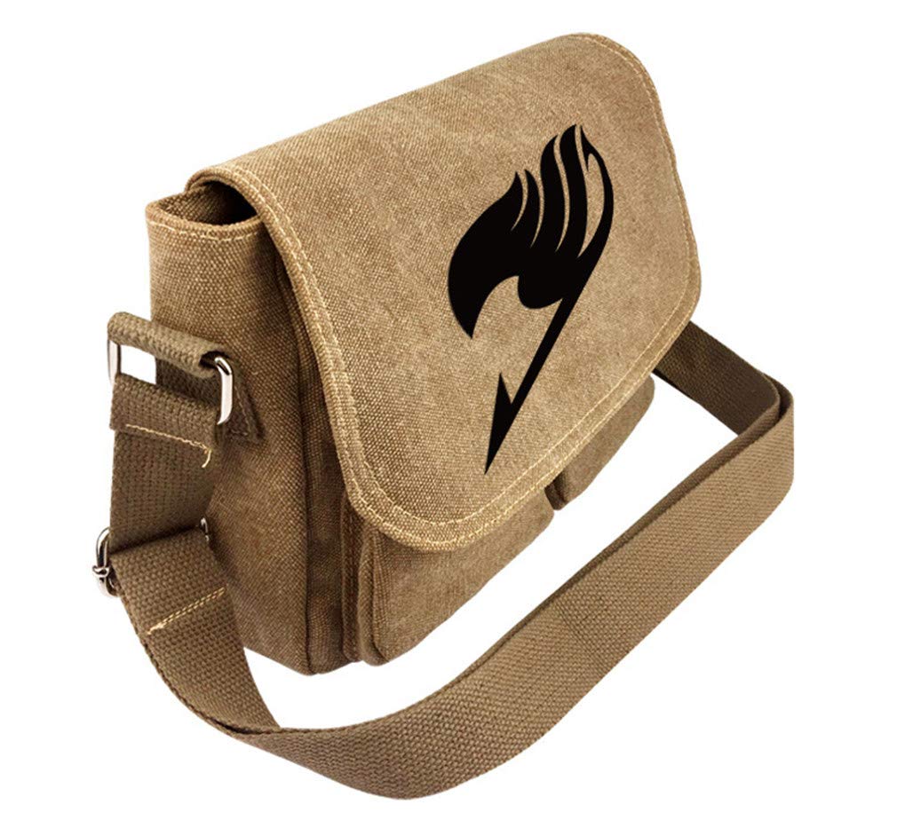 Anime Small Messenger Bag for Women - Canvas Shoulder Bag Mini Sling Crossbody Purse - Perfect for School, Travel & Cosplay Accessories