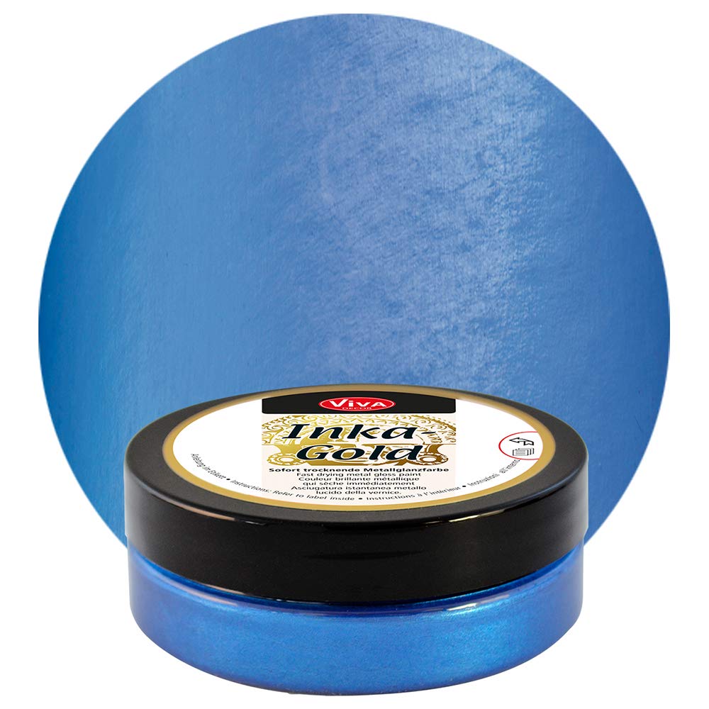 Inka Gold Gilding Wax 2.3oz - Metallic Polish for Wood, Clay & DIY Decor