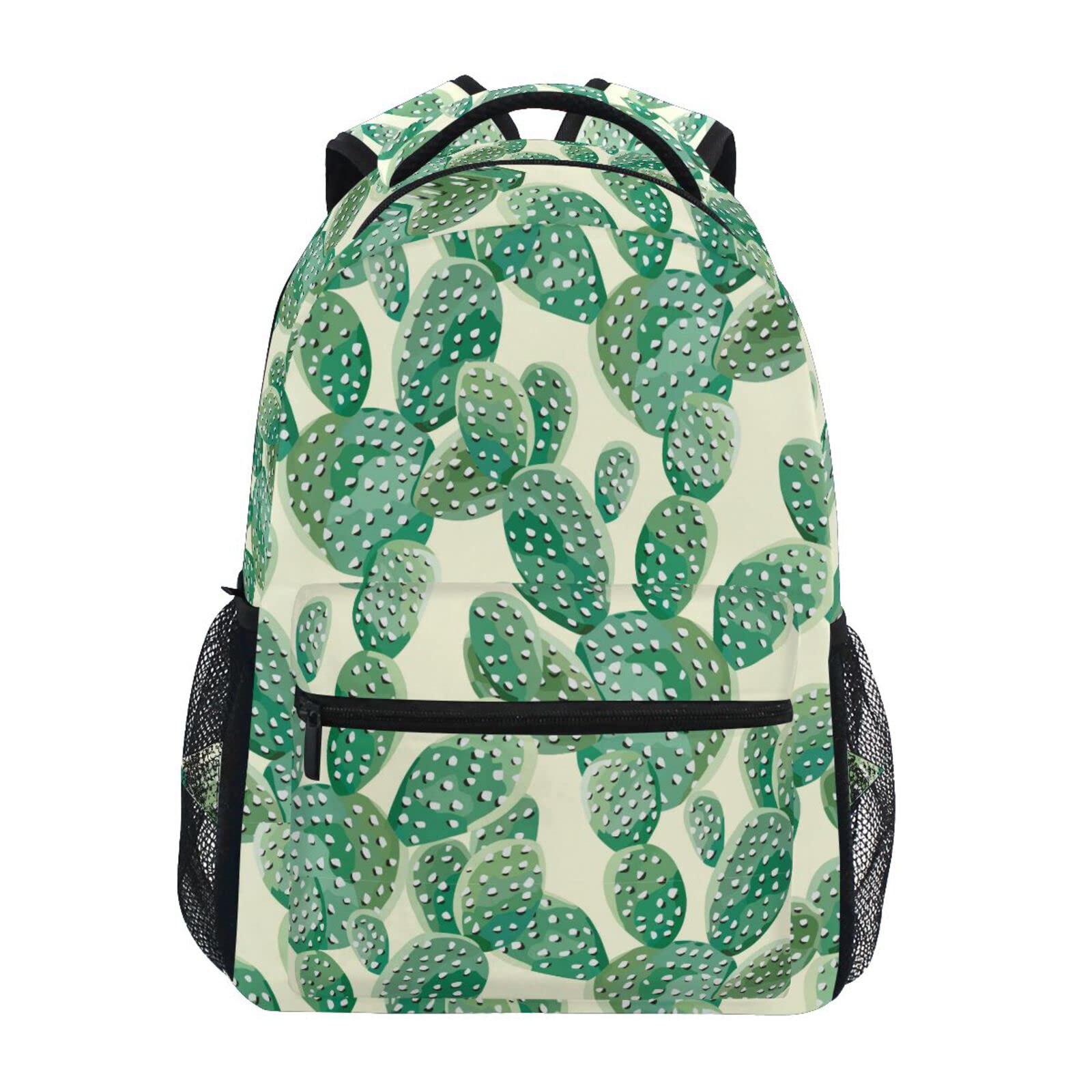 Cactus Art Backpack for Women & Men - School, Travel & Laptop Bag