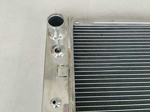 High-Performance Aluminum Radiator with Cooling Fans for Chevy Silverado Suburban Tahoe Yukon 4.8L 5.3L V8 (1999-2006) - Perfect for Off-Roading & Towing