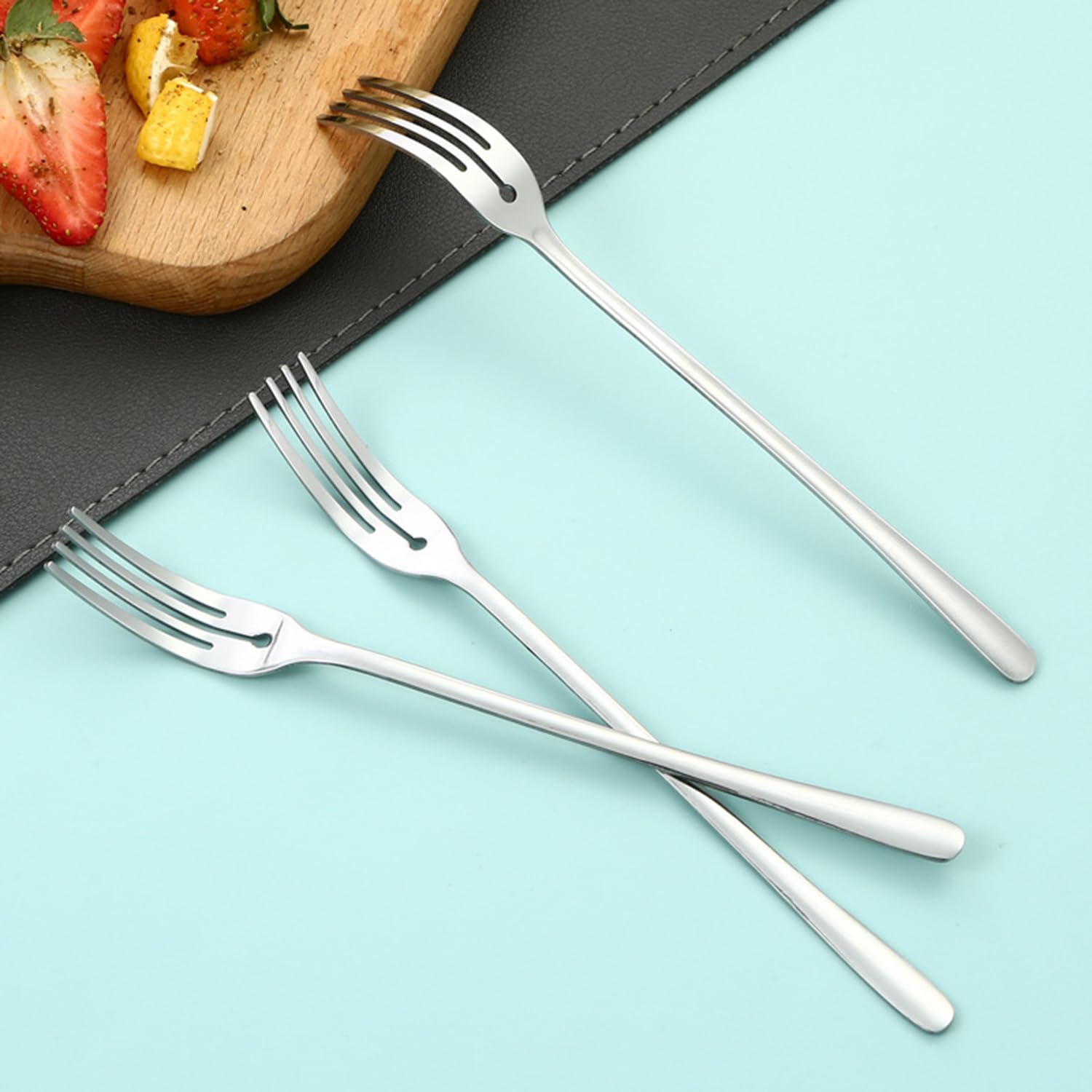 Premium Stainless Steel Appetizer Forks Set - 4-Piece 6.1