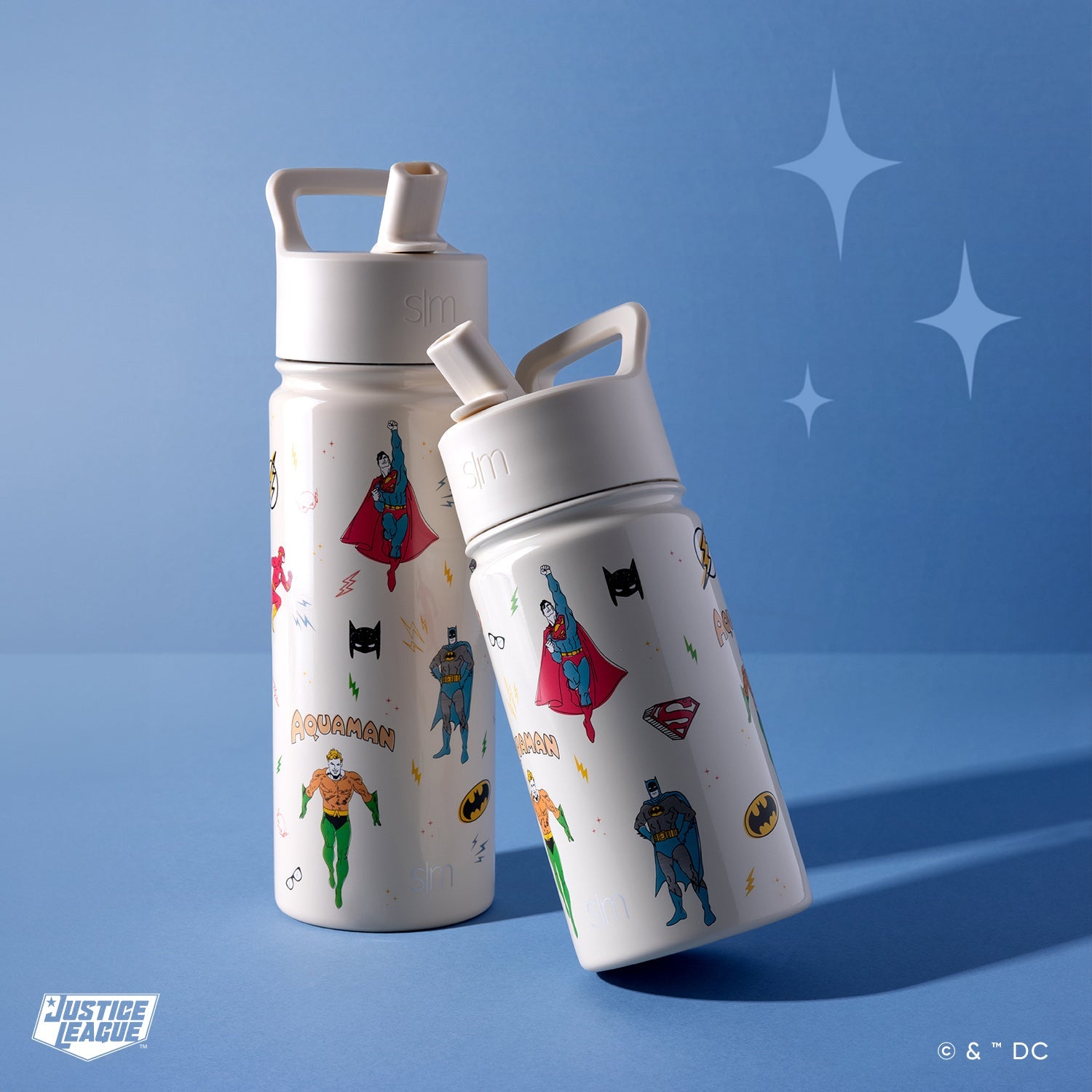 Summit Kids Plastic Water Bottle with Straw Lid - BPA Free Leak Proof Water Bottle for School, Sports & Outdoor Activities