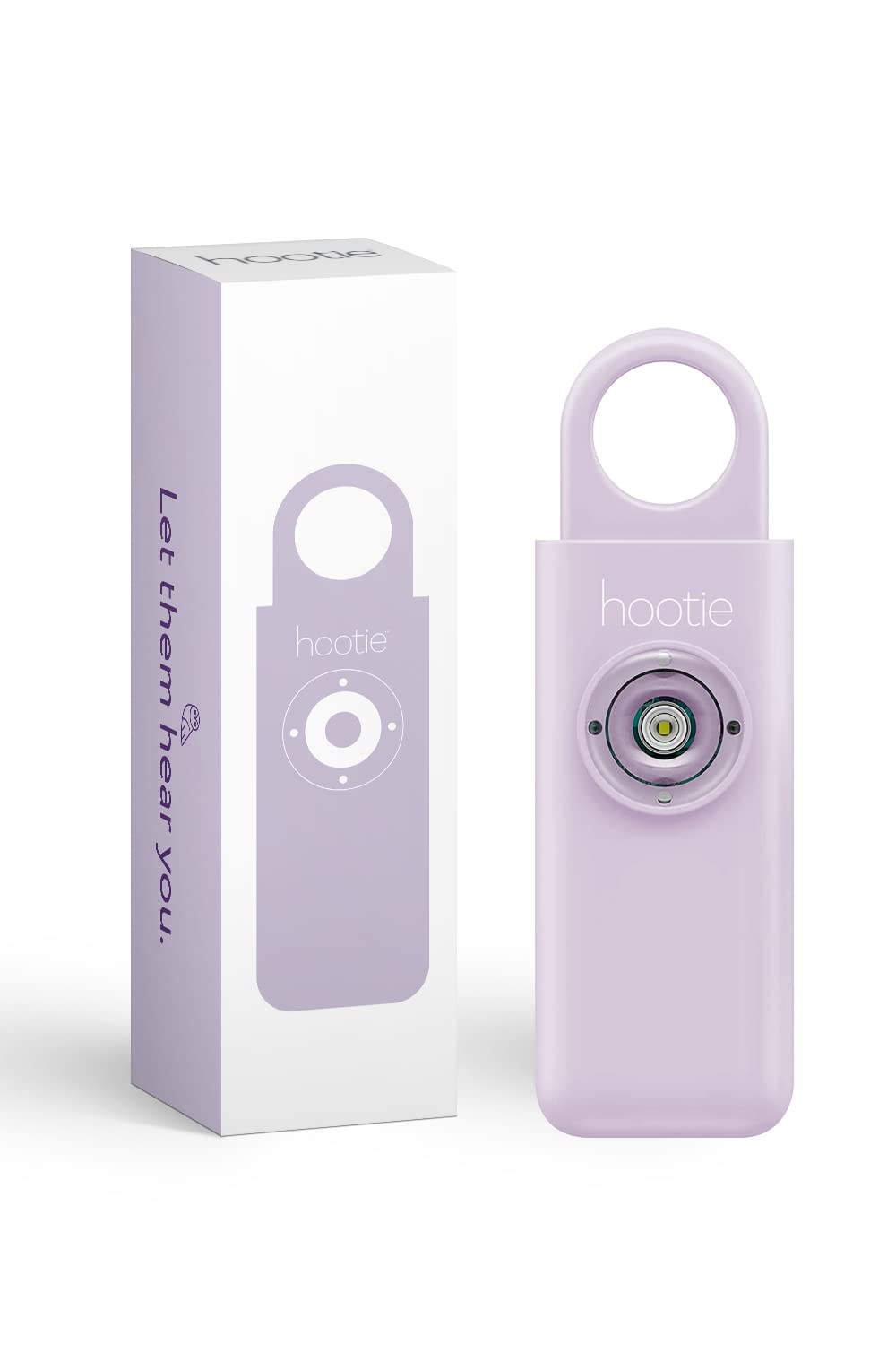130dB Personal Safety Alarm with Strobe Light - Self Defense Keychain for Women, Men & Kids - Security Alarm for Walking, Jogging, Night Shifts & Emergency Situations - Lavender